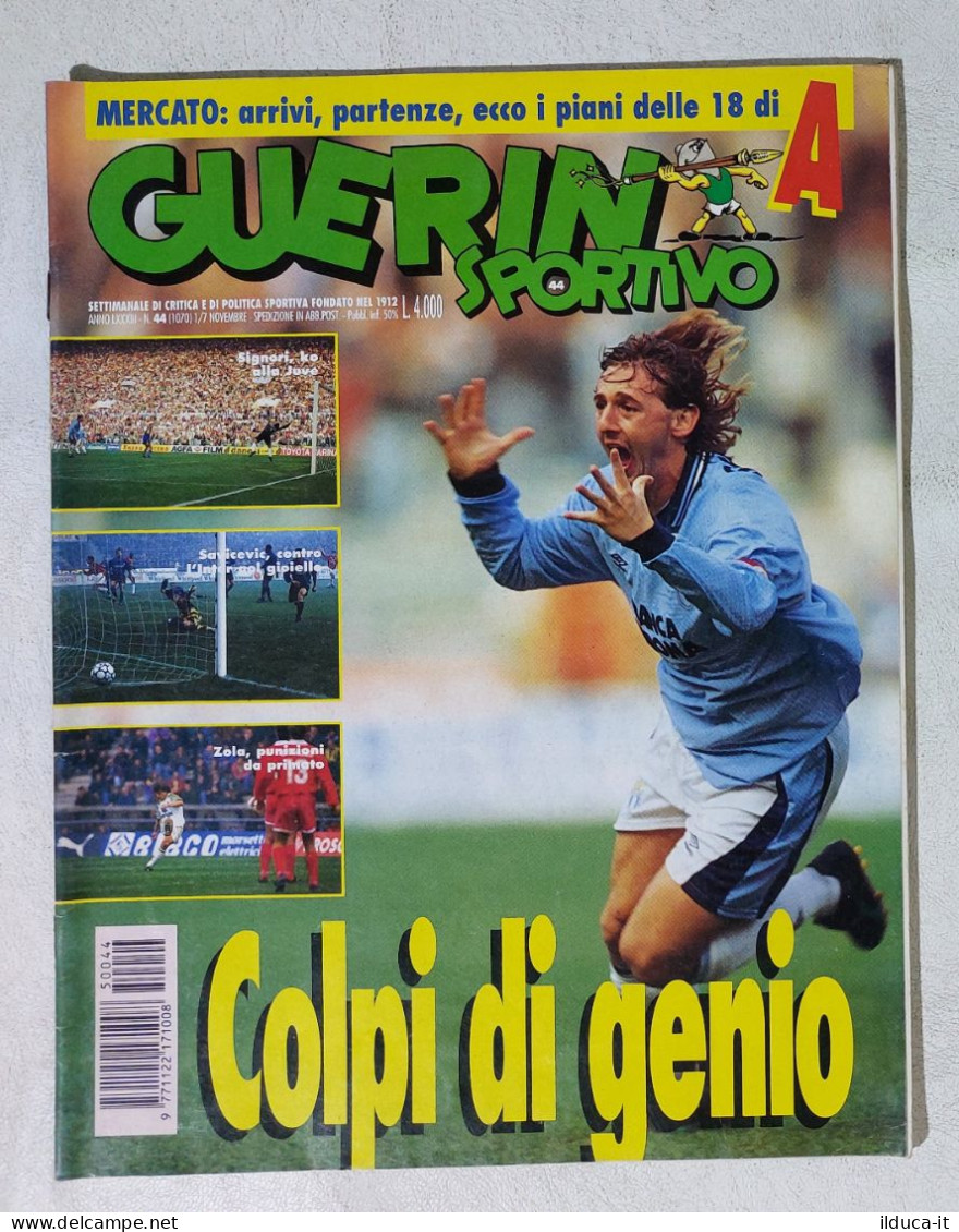 I115042 Guerin Sportivo A. LXXXIII N. 44 1995 - Signori - Savicevic - Zola - Deportes