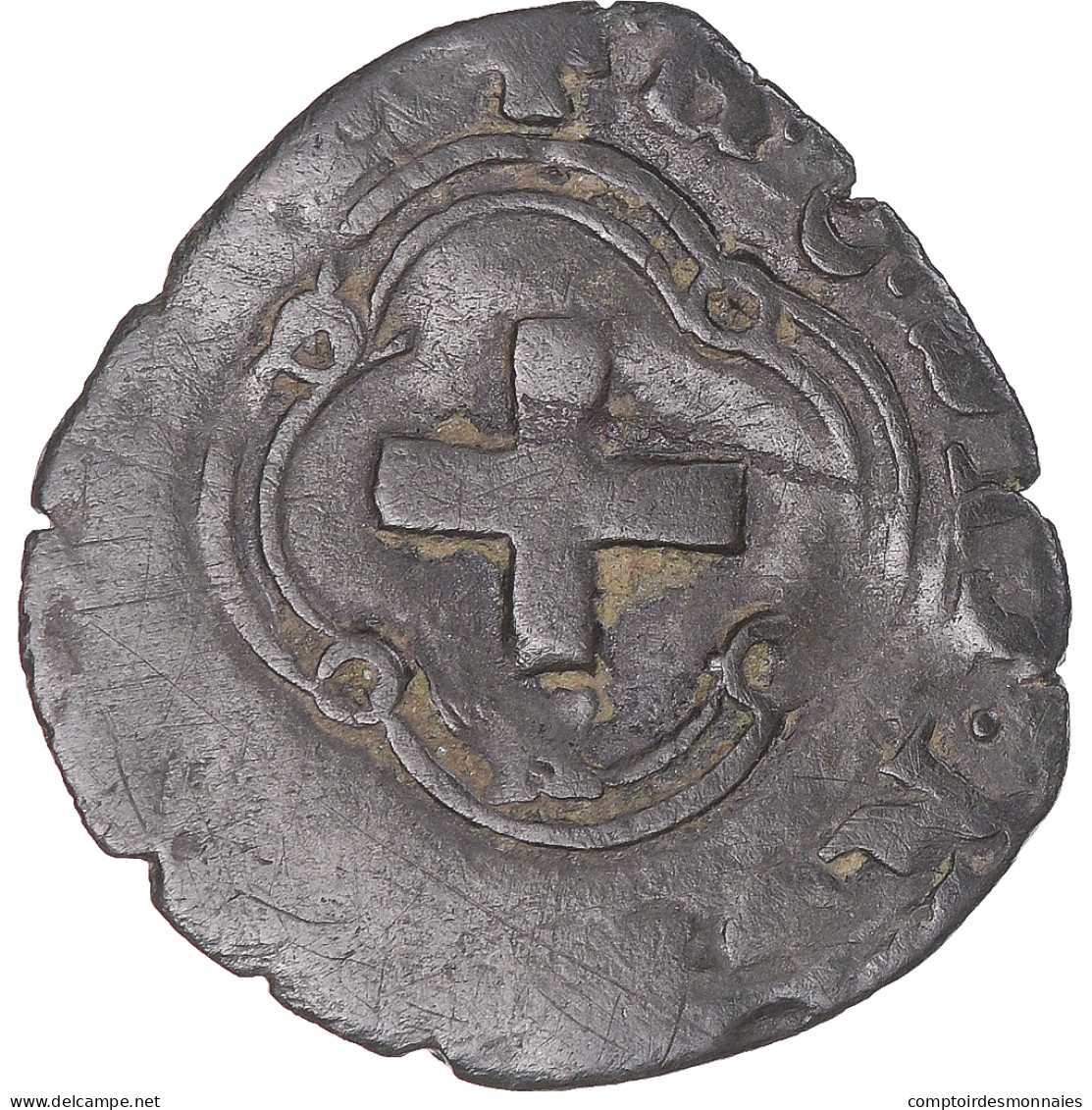 Monnaie, France, François Ier, Double Tournois à La Croisette, Bordeaux, TB+ - 1515-1547 François 1er