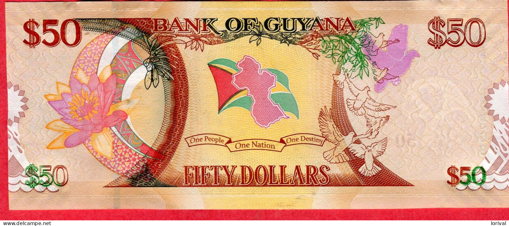 50 Dollar Neuf 3 Euros - Guyana