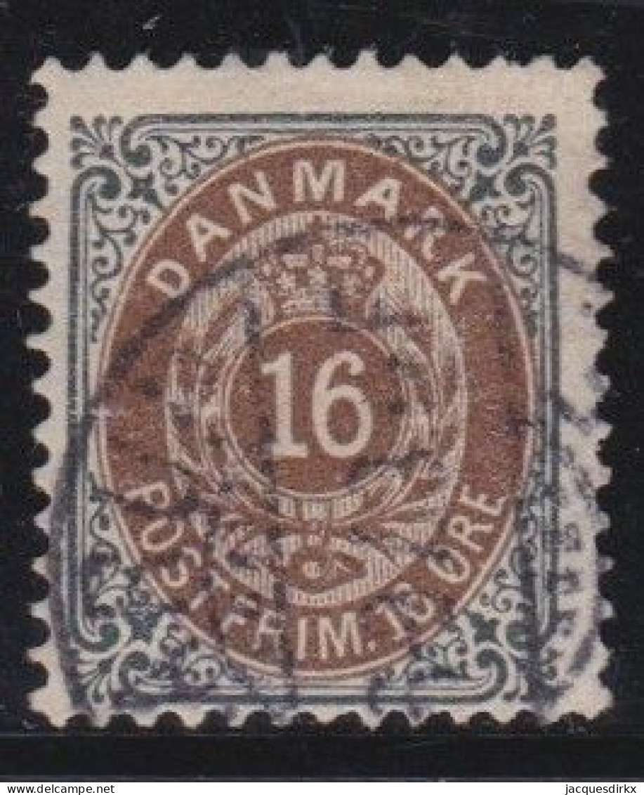 Danemark      .    Y&T    .   26-A    .   Perf. 12½    .   O     .    Cancelled - Oblitérés