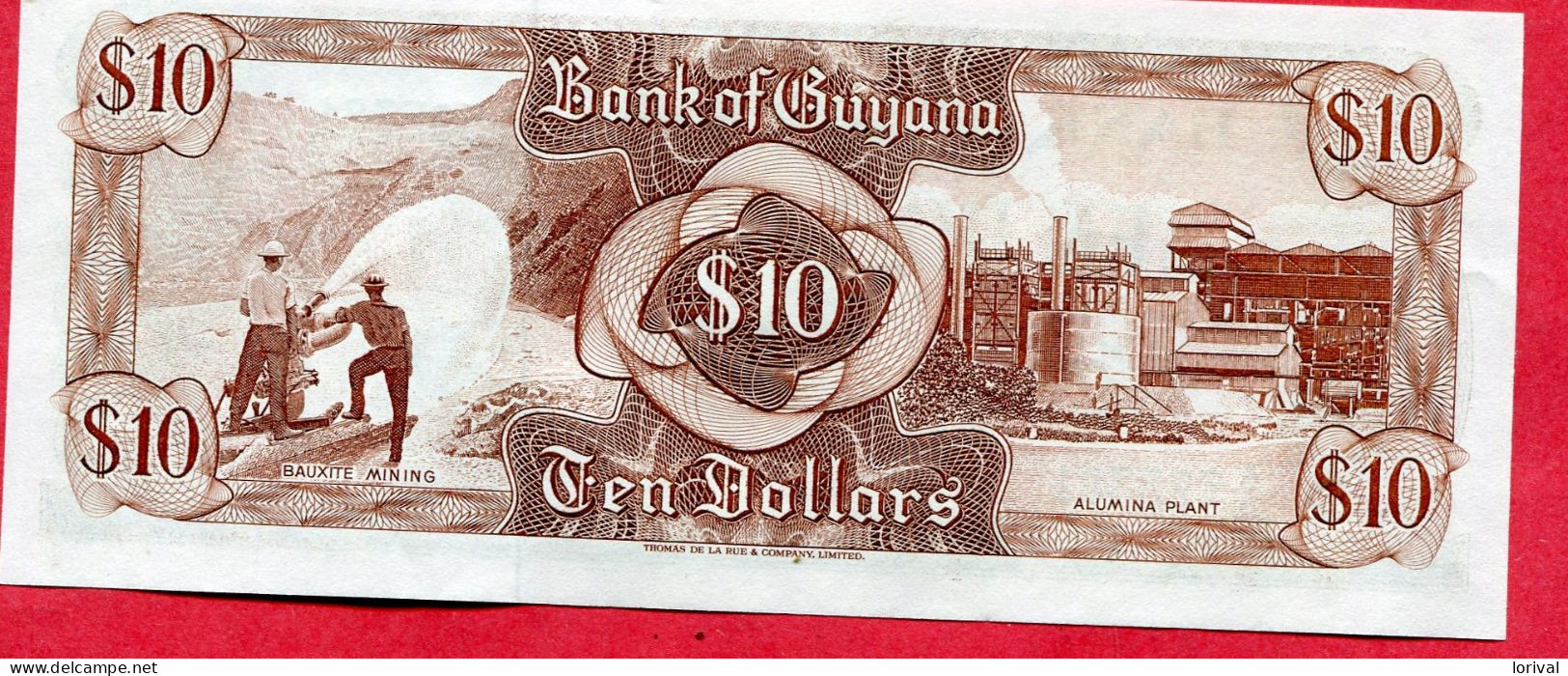 10 Dollars Neuf 3 Euros - Guyana