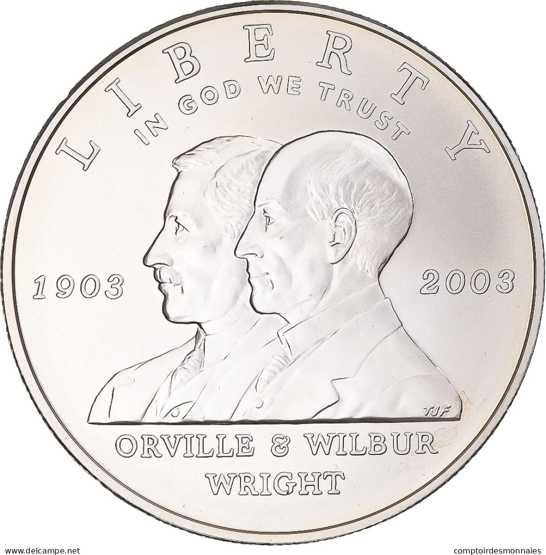 Monnaie, États-Unis, T.James Ferrell, Dollar, 2003, U.S. Mint, Philadelphie - Commemoratifs