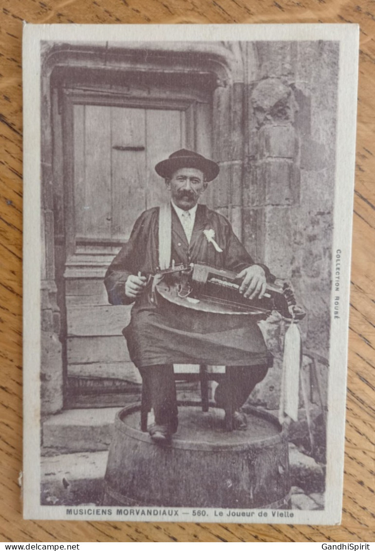 Bourgogne - Morvan - Musiciens Morvandiaux - Le Joueur De Vielle - Bourgogne