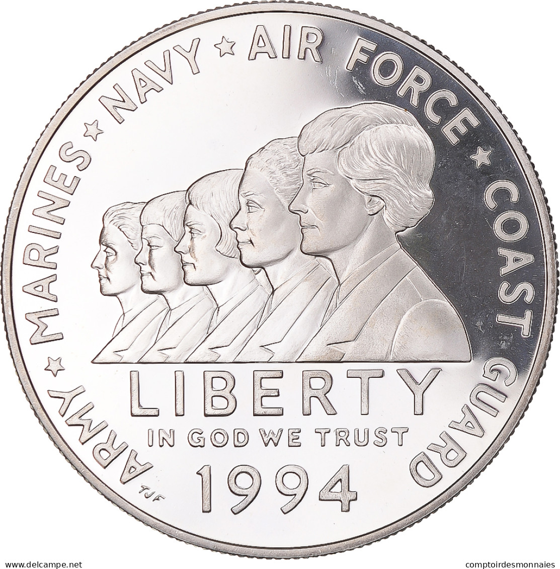 Monnaie, États-Unis, Dollar, 1994, U.S. Mint, Philadelphie, Proof, SPL, Argent - Gedenkmünzen