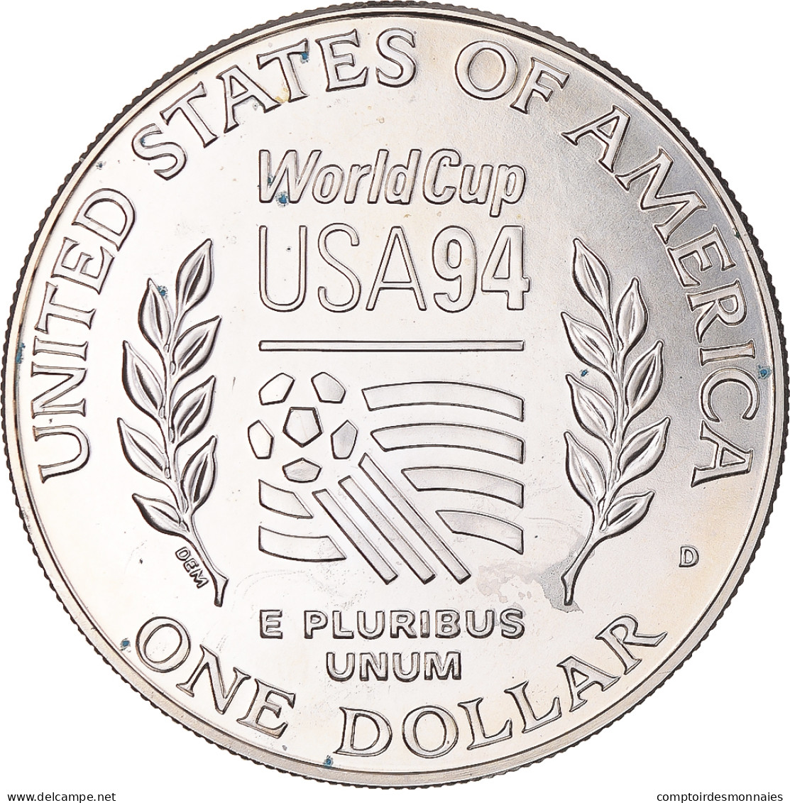 Monnaie, États-Unis, Dollar, 1994, U.S. Mint, Denver, SPL, Argent, KM:247 - Herdenking