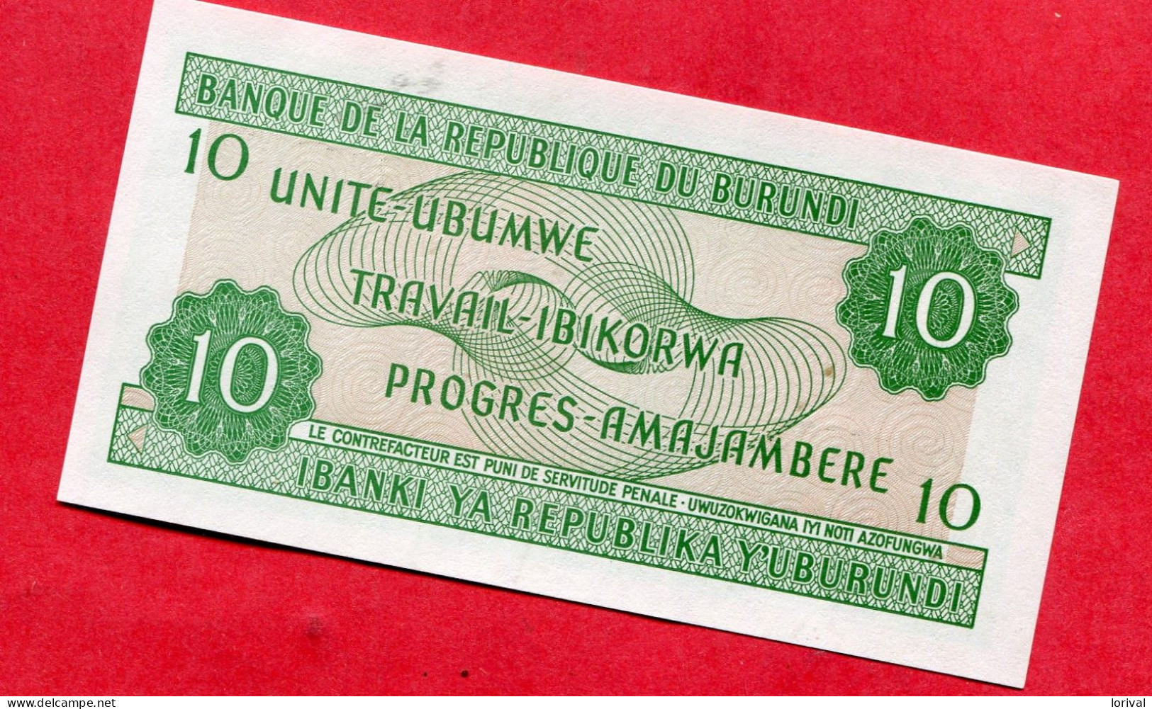 10 Unite Ubumwe Neuf 2 Euros - Burundi
