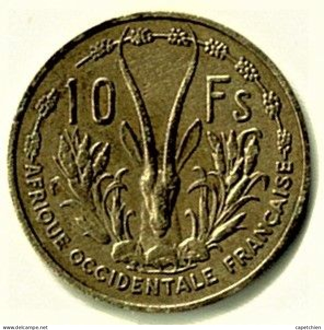 AFRIQUE OCCIDENTALE FRANCAISE / 10 FRANCS / 1956 - Réunion