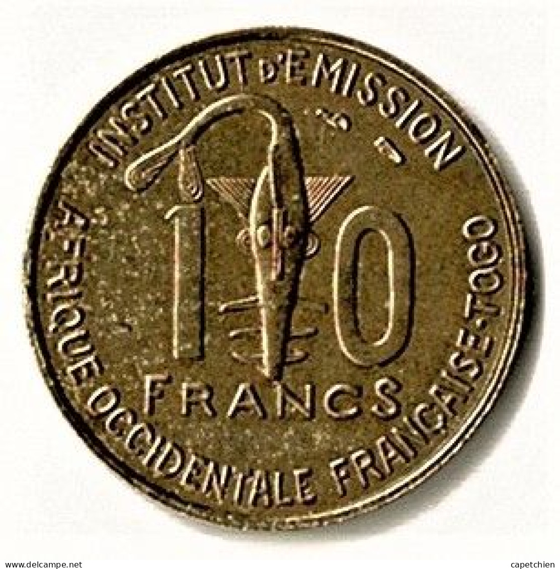 AFRIQUE OCCIDENTALE FRANCAISE / TOGO / 10 FRANCS / 1957 - Togo