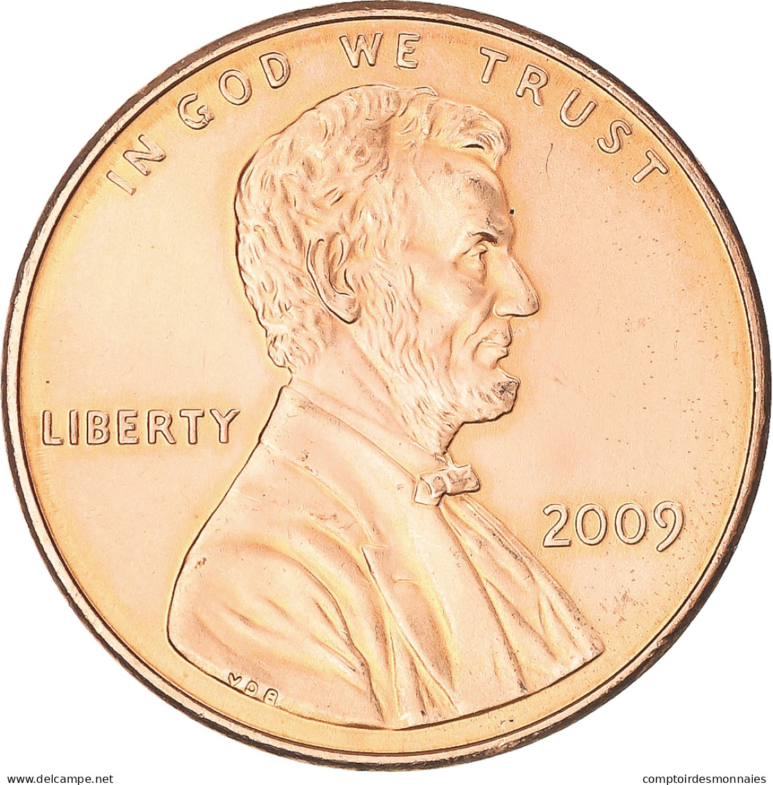 Monnaie, États-Unis, Lincoln Bicentennial, Cent, 2009, U.S. Mint, Philadelphie - Commemoratifs