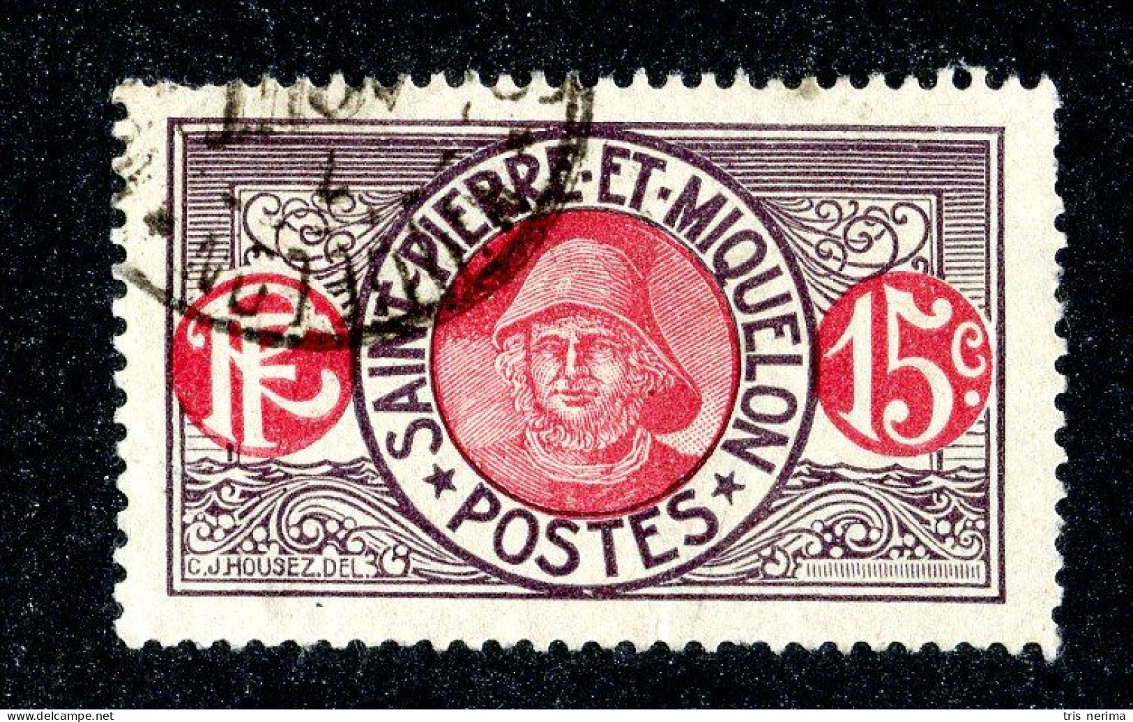1015 Wx St Pierre 1917 Scott 86A Used (Lower Bids 20% Off) - Used Stamps