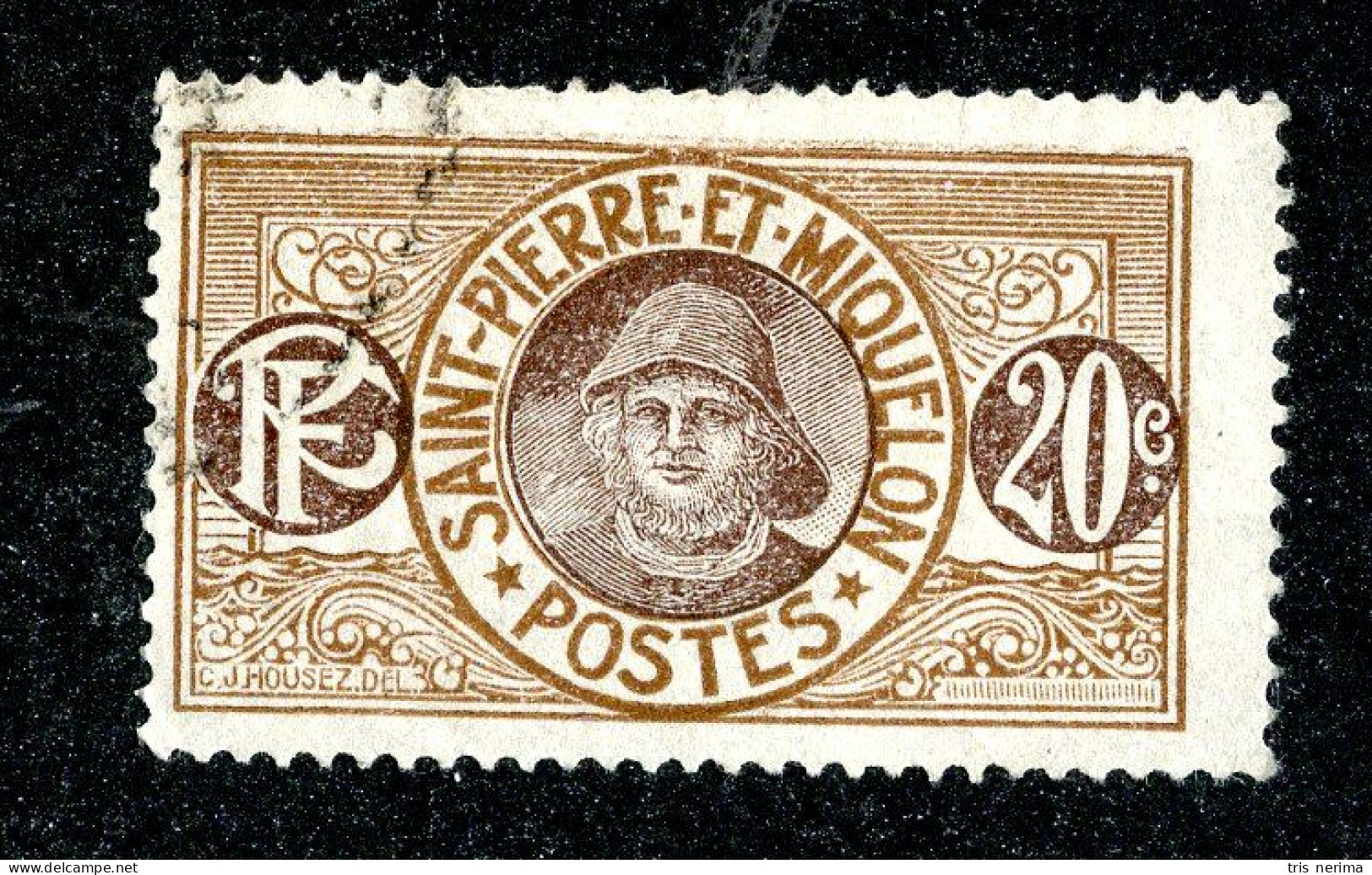 1016 Wx St Pierre 1909 Scott 87 Used (Lower Bids 20% Off) - Used Stamps