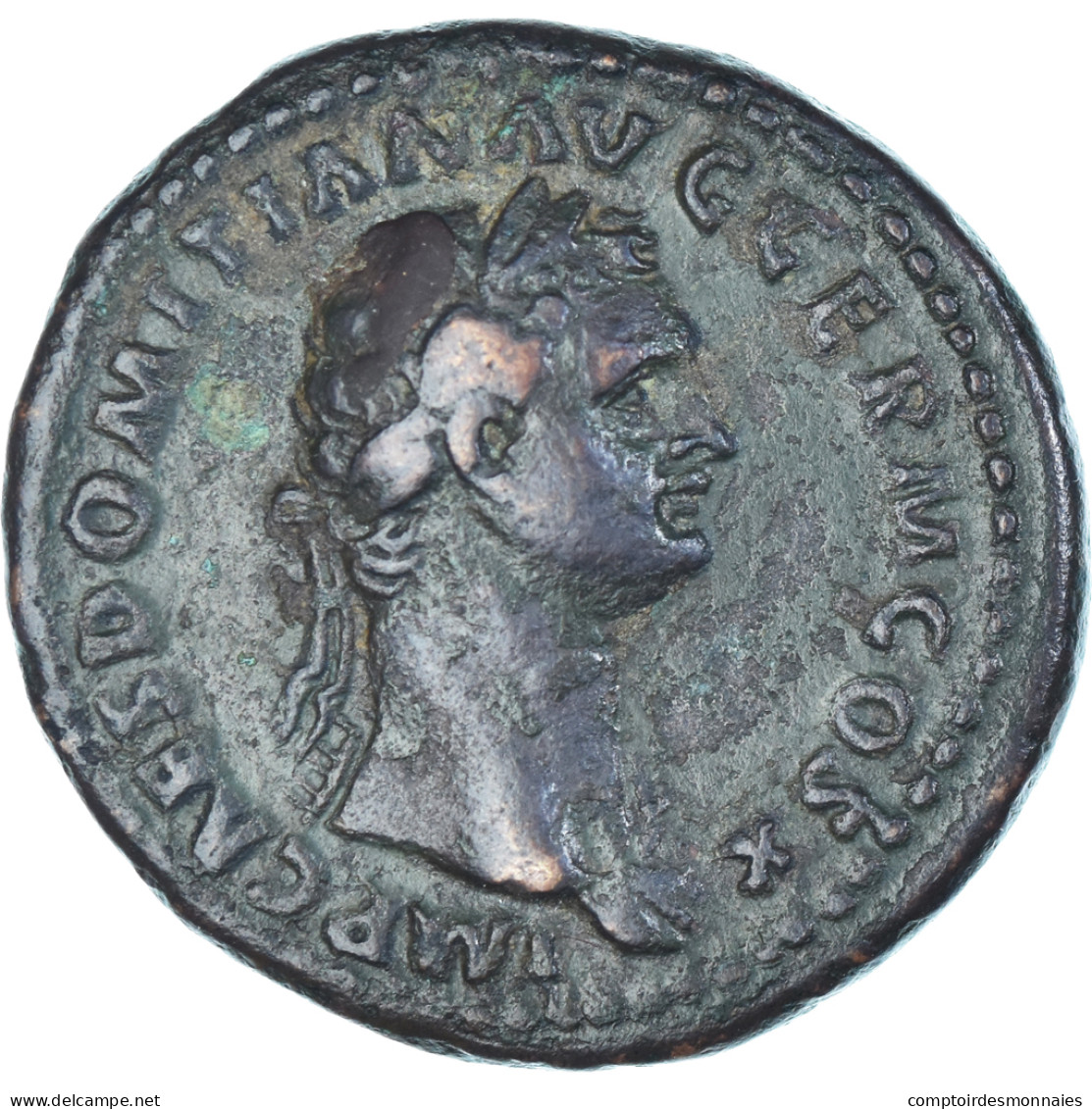 Monnaie, Domitien, As, 84, Rome, TTB+, Bronze, RIC:224 - La Dinastia Flavia (69 / 96)