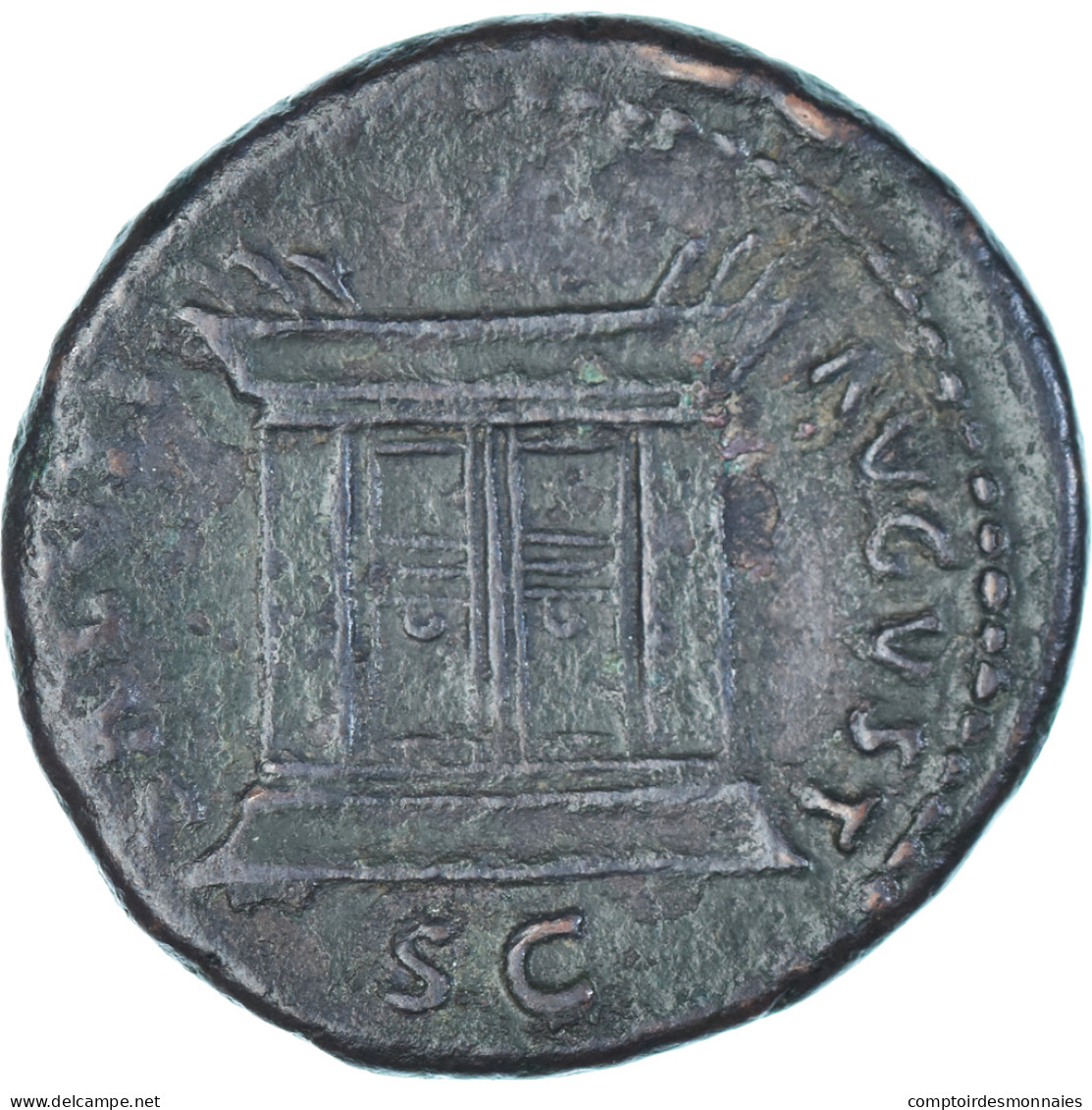 Monnaie, Domitien, As, 84, Rome, TTB+, Bronze, RIC:224 - Les Flaviens (69 à 96)