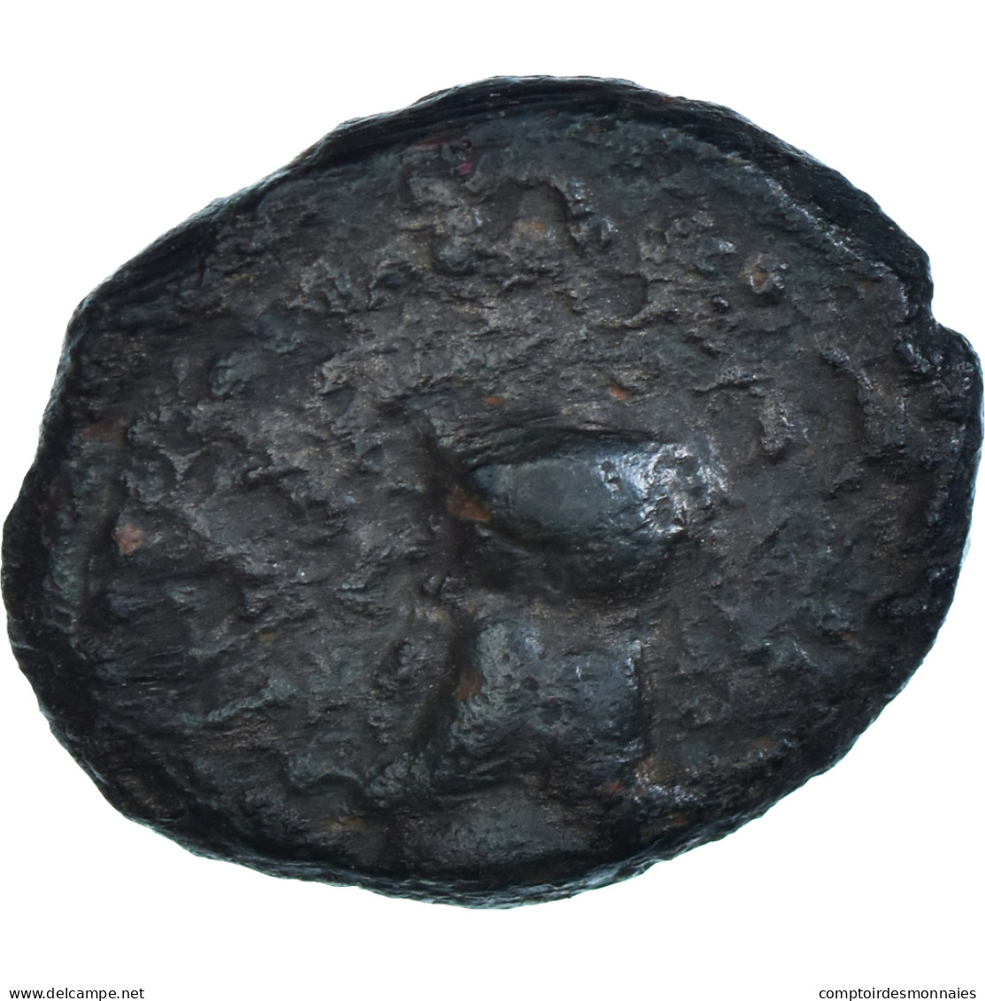 Monnaie, Atrebates, Bronze CAITIO/AMANDI, 60-40 BC, B+, Bronze, Delestrée:499 - Gauloises