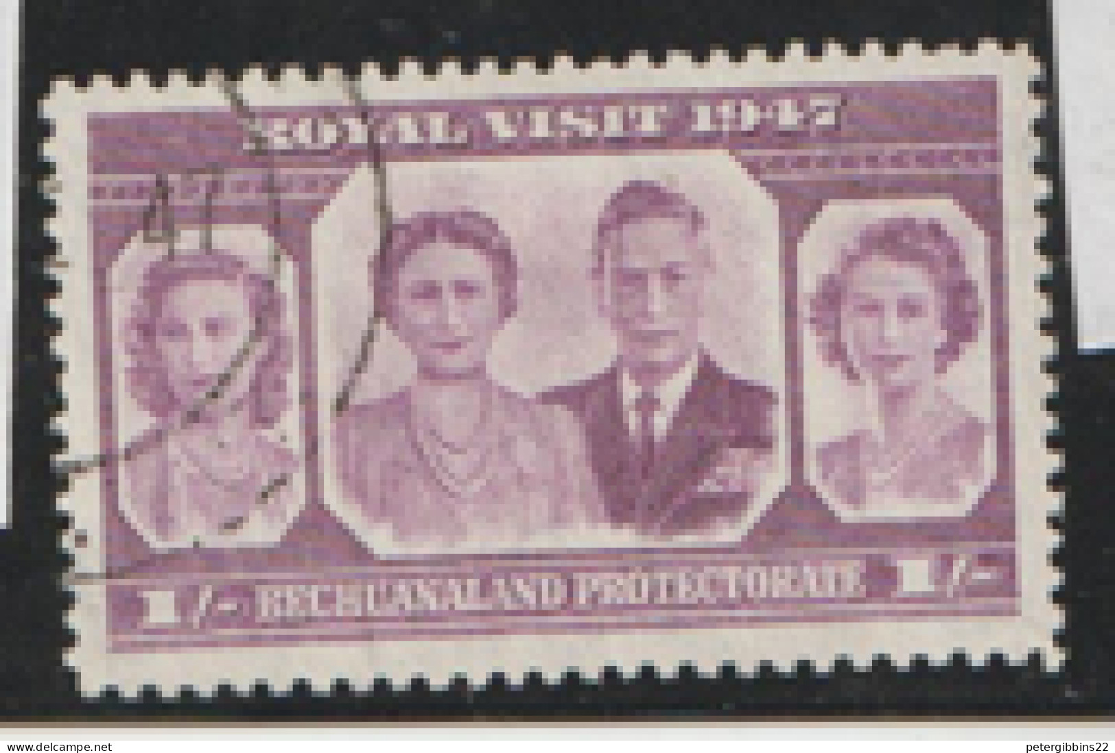 Bechuanaland Protectorate  1947   SG  135 Royal Visit   Fine Used  - 1885-1964 Protectorat Du Bechuanaland