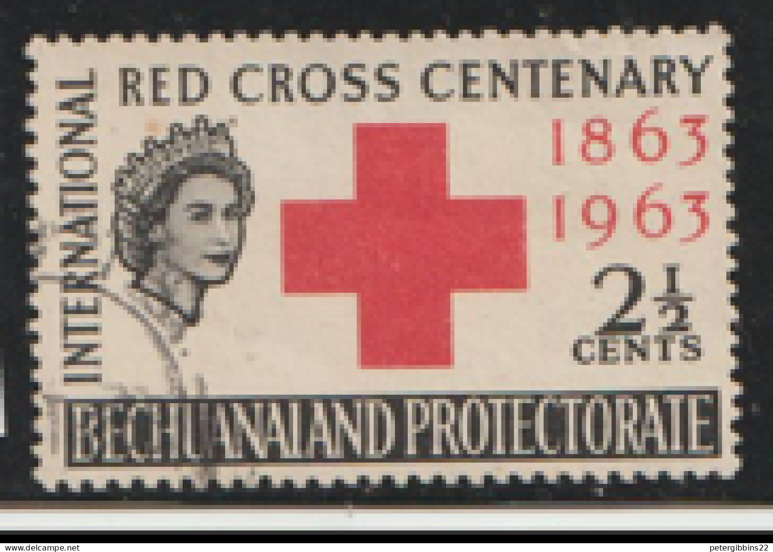 Bechuanaland Protectorate  1963  SG  183 Red Cross  Fine Used  - 1885-1964 Protectorat Du Bechuanaland