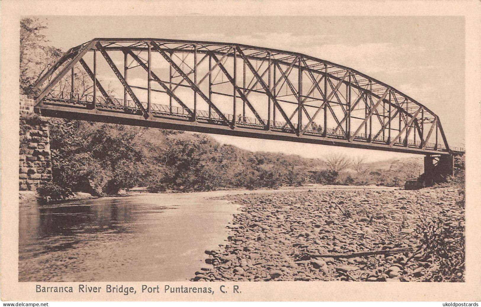 Costa Rico - PORT PUNTARENAS, Barranca River Bridge - Costa Rica