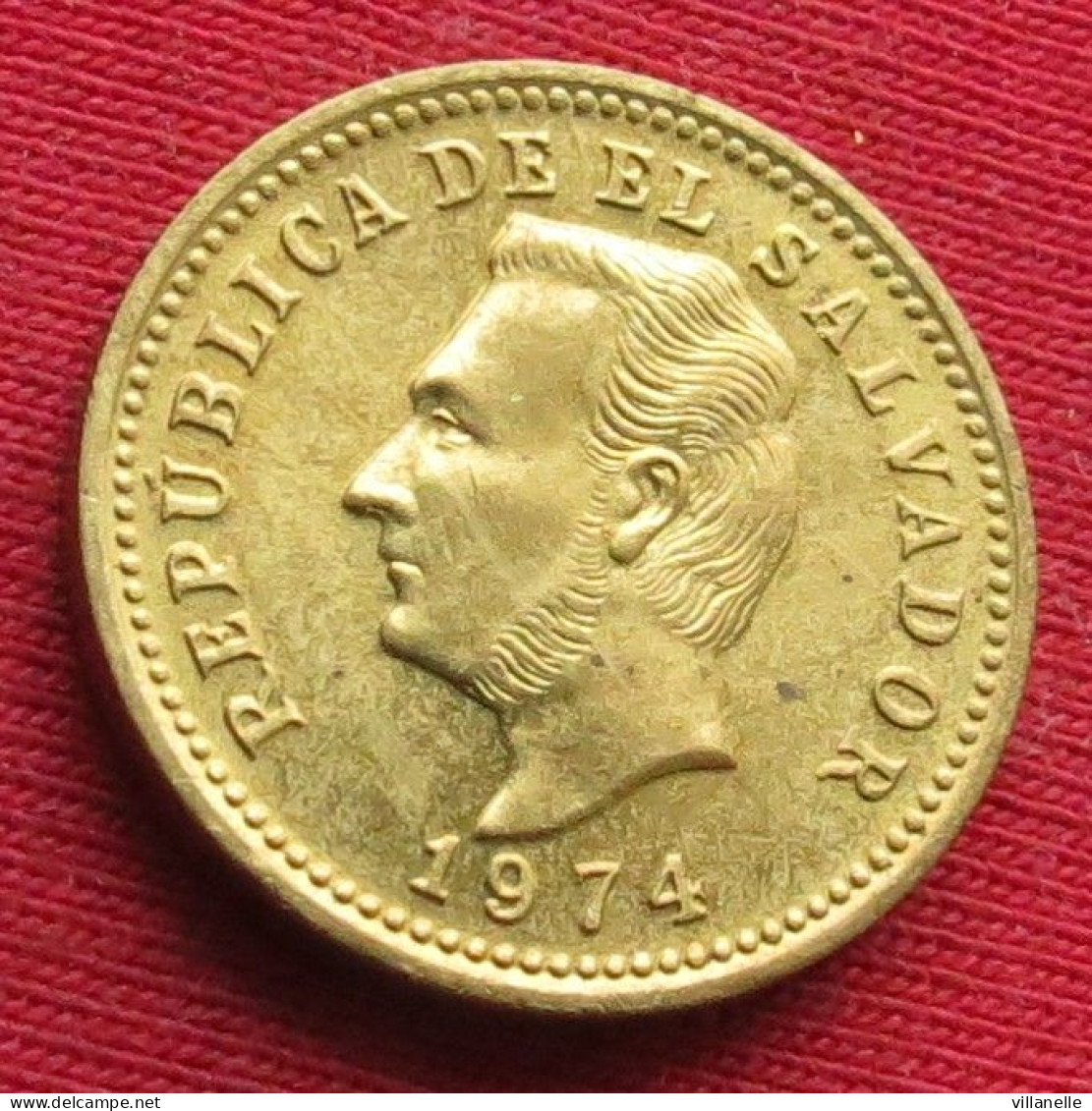 El Salvador 3 Centavos 1974 #2 W ºº - El Salvador