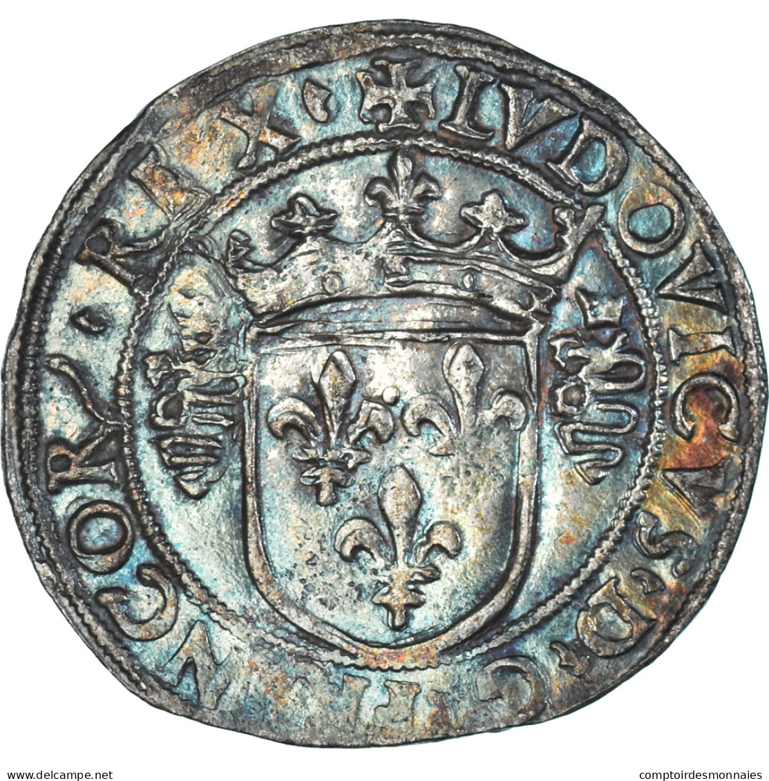 Monnaie, France, Louis XII, Gros De 3 Sous Dit "Bissone", 1498-1514, Mediolanum - 1498-1515 Luigi XII Il Padre Del Popolo