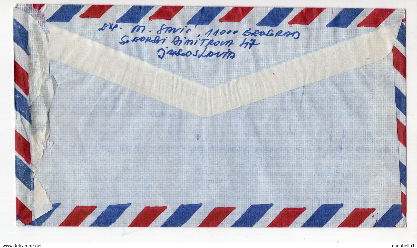 1972. YUGOSLAVIA,SERBIA,BELGRADE TO LONDON,AIRMAIL COVER - Luftpost