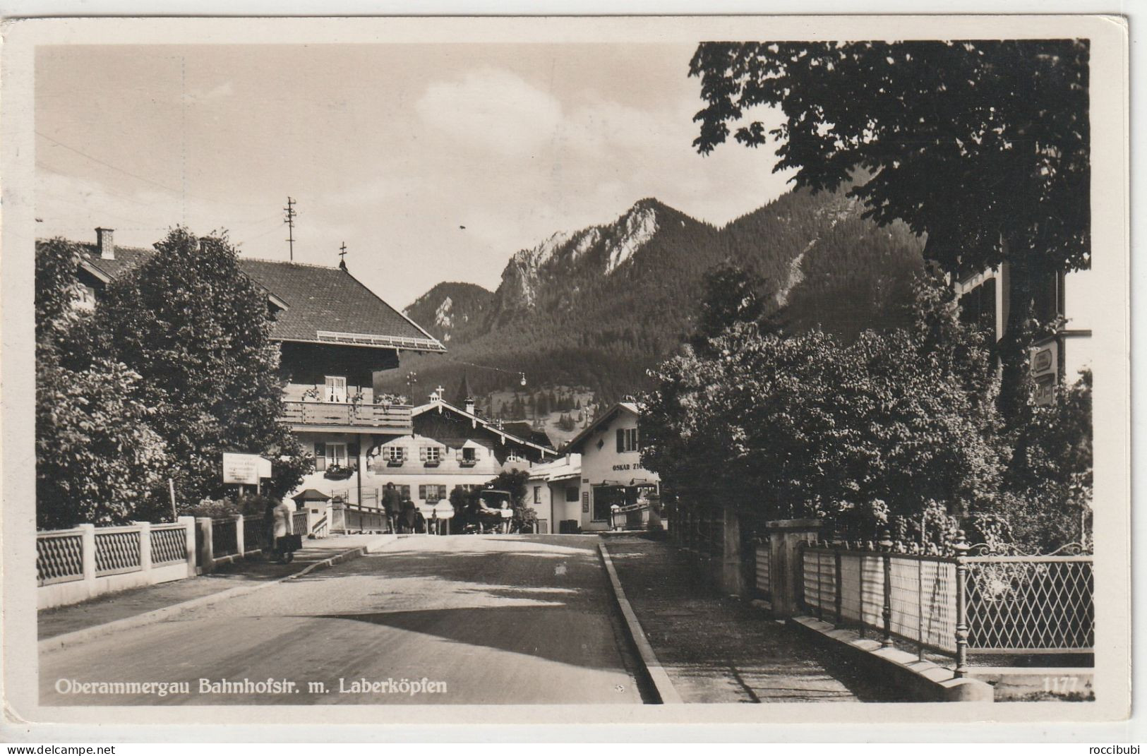 Oberammergau, Bahnhofstrasse M. Laberköpfen, Bayern - Oberammergau