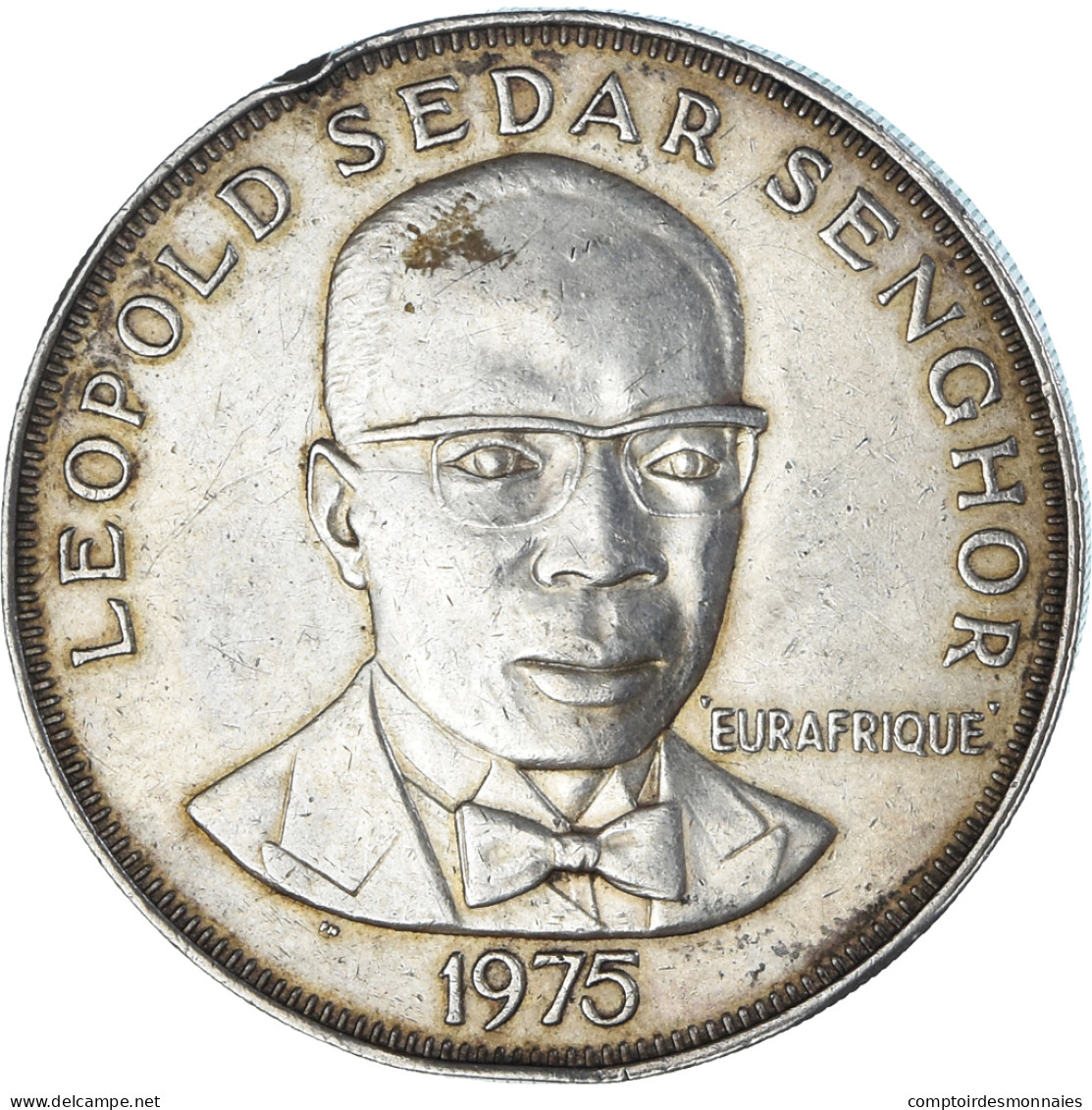 Monnaie, Sénégal, Eurafrique, 150 Francs, 1975, Léopold Sédar Senghor, SUP+ - Sénégal