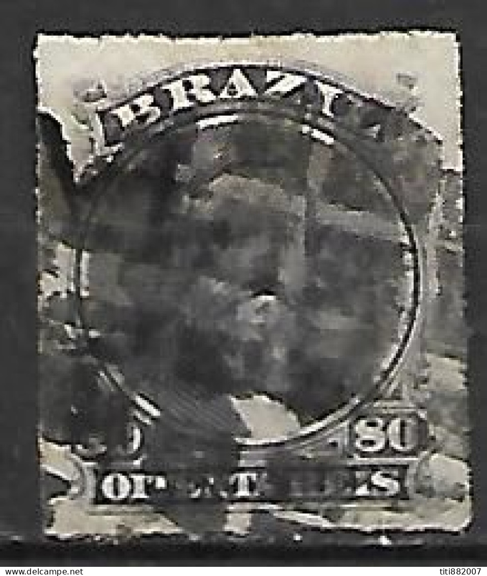 BRESIL    -   1876.   Y&T N° 33 Oblitéré.   Cote 25 Euros - Usados