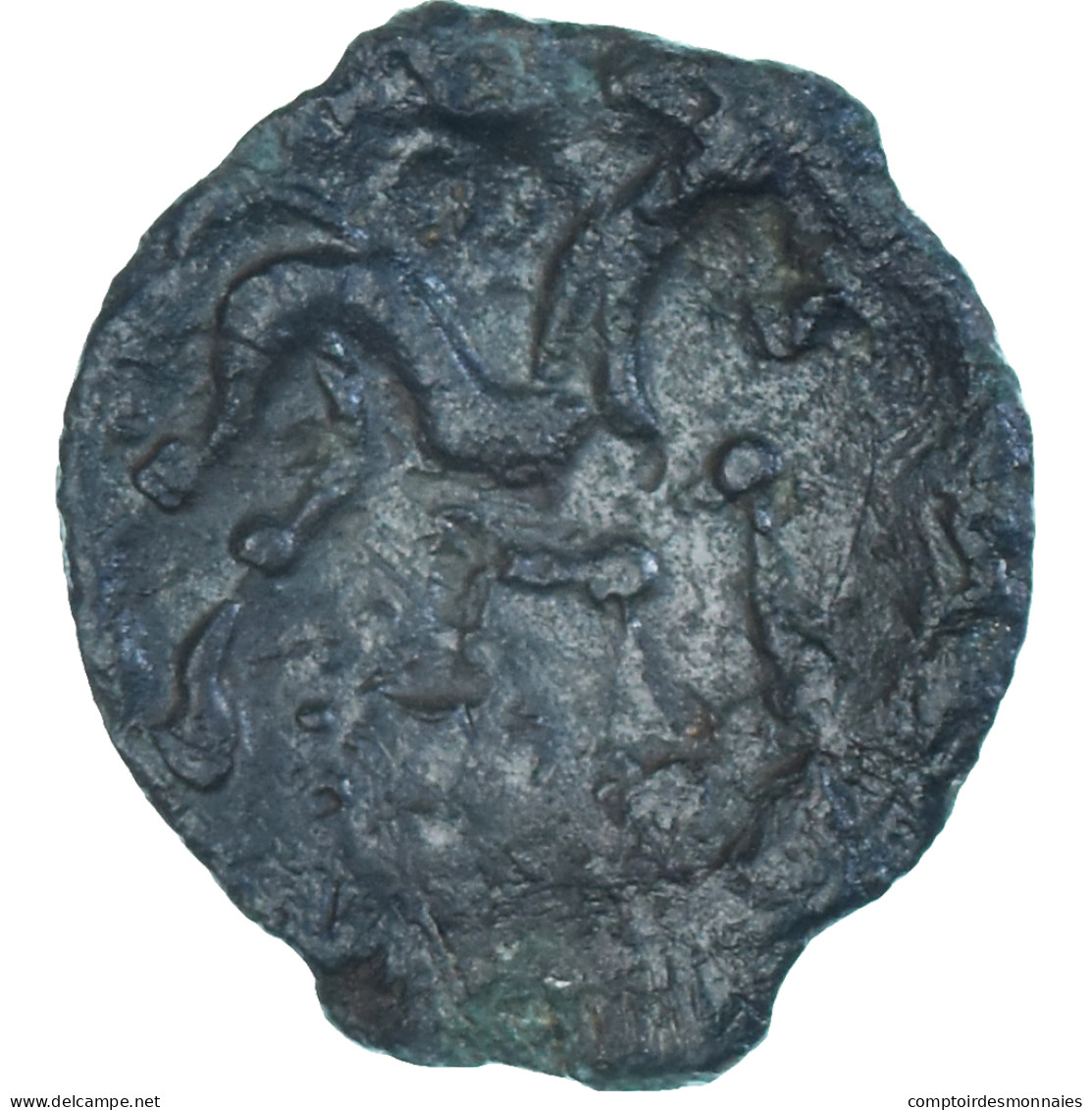 Monnaie, Ambiens, Statère, 1st Century BC, Imitation, TB+, Bronze - Celtic