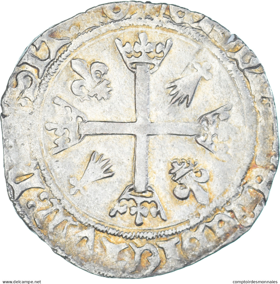 Monnaie, France, Charles VIII, Karolus De Bretagne, N.d. (1483-1498), TB+ - 1483-1498 Carlo VIII