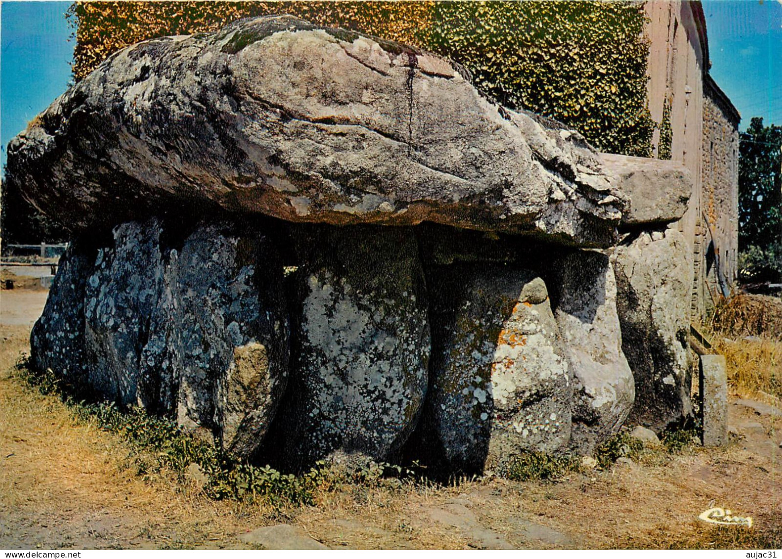 Dép 56 - Dolmens - Erdeven - Dolmen De Crucuno - Semi Moderne Grand Format - Bon état Général - Erdeven