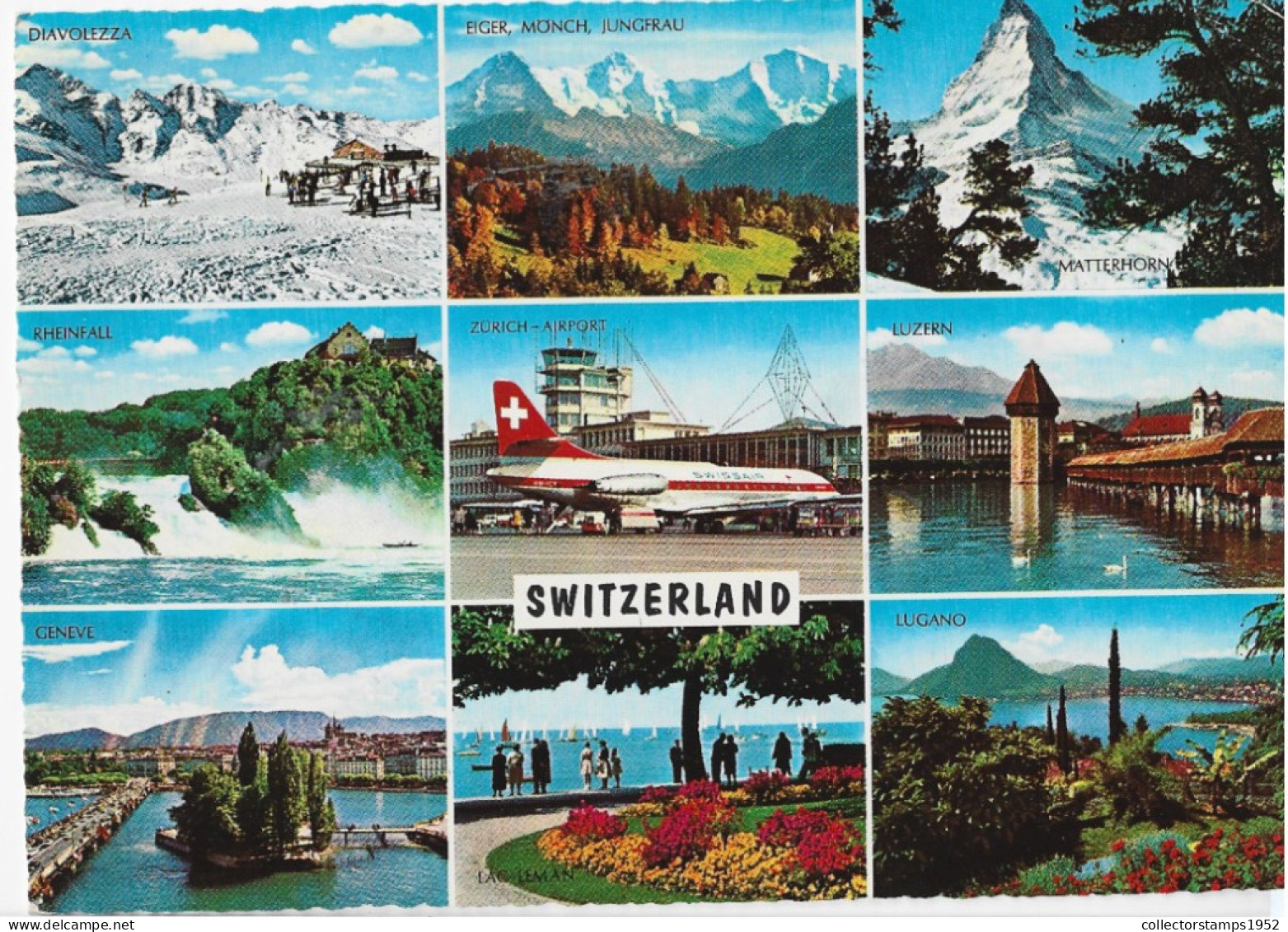 SWITZERLAND, ARHITECTURE ,MOUNTAINS,AEROPORT,CHURCH,CASTLE ,RIVER,CHURCH - Port