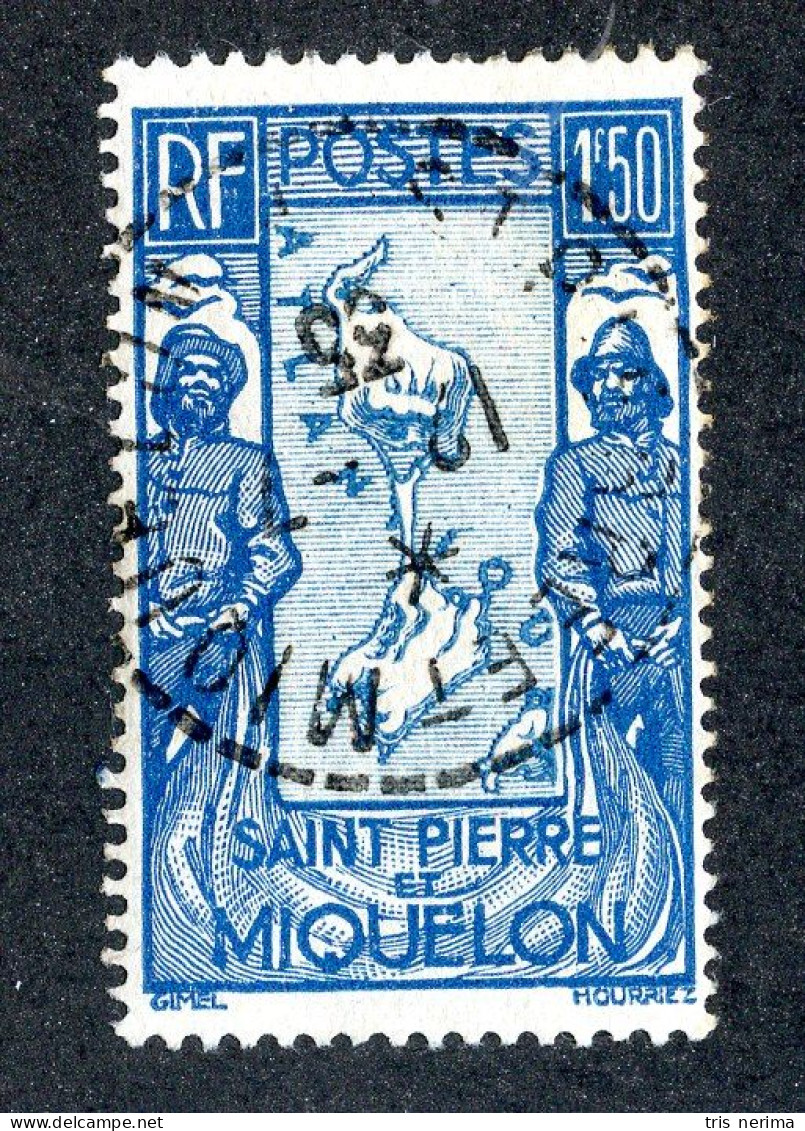 1061 Wx St Pierre 1932 Scott 153 Used (Lower Bids 20% Off) - Oblitérés