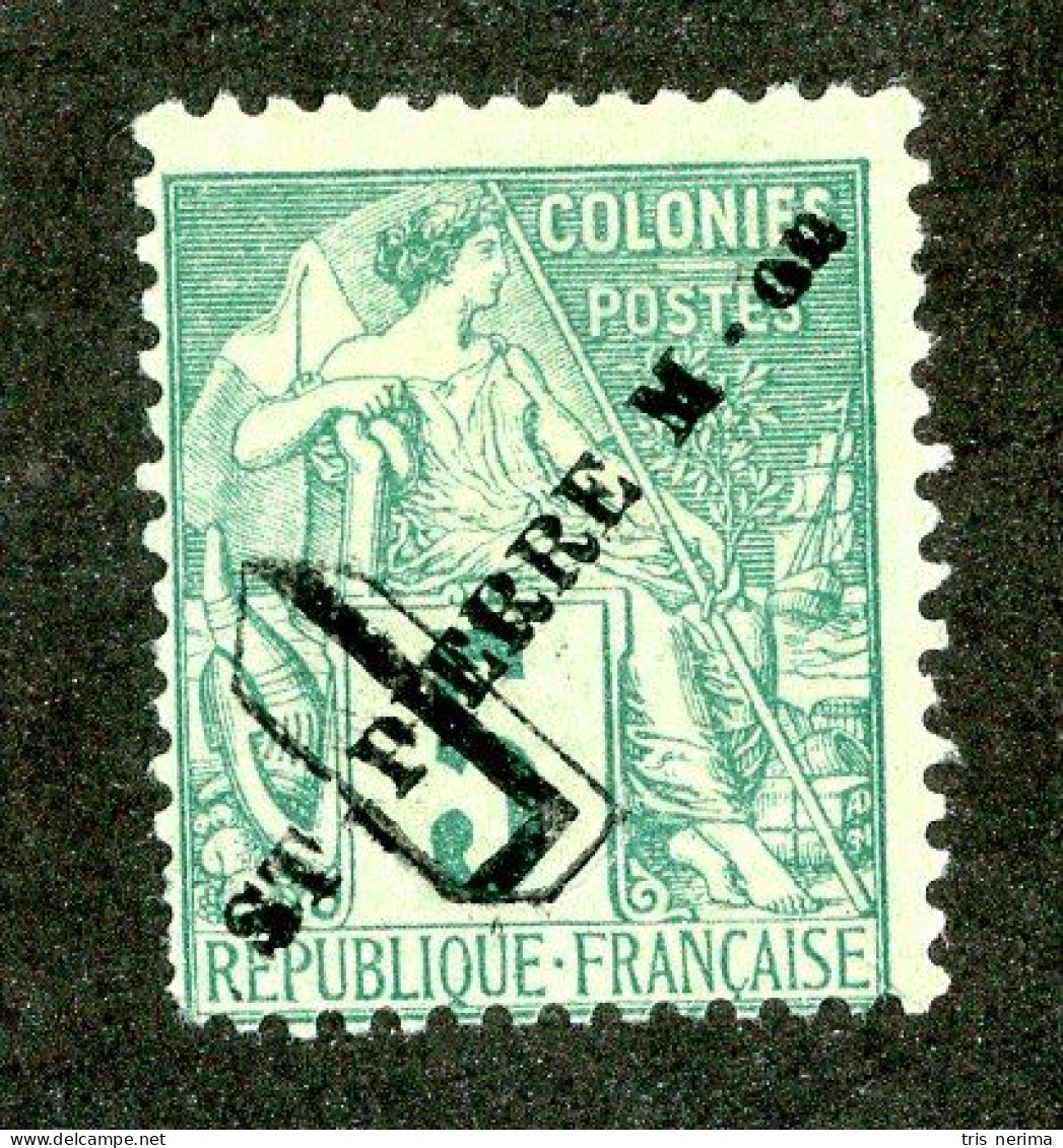 1065 Wx St Pierre 1892 Scott 46 M (*) (Lower Bids 20% Off) - Used Stamps