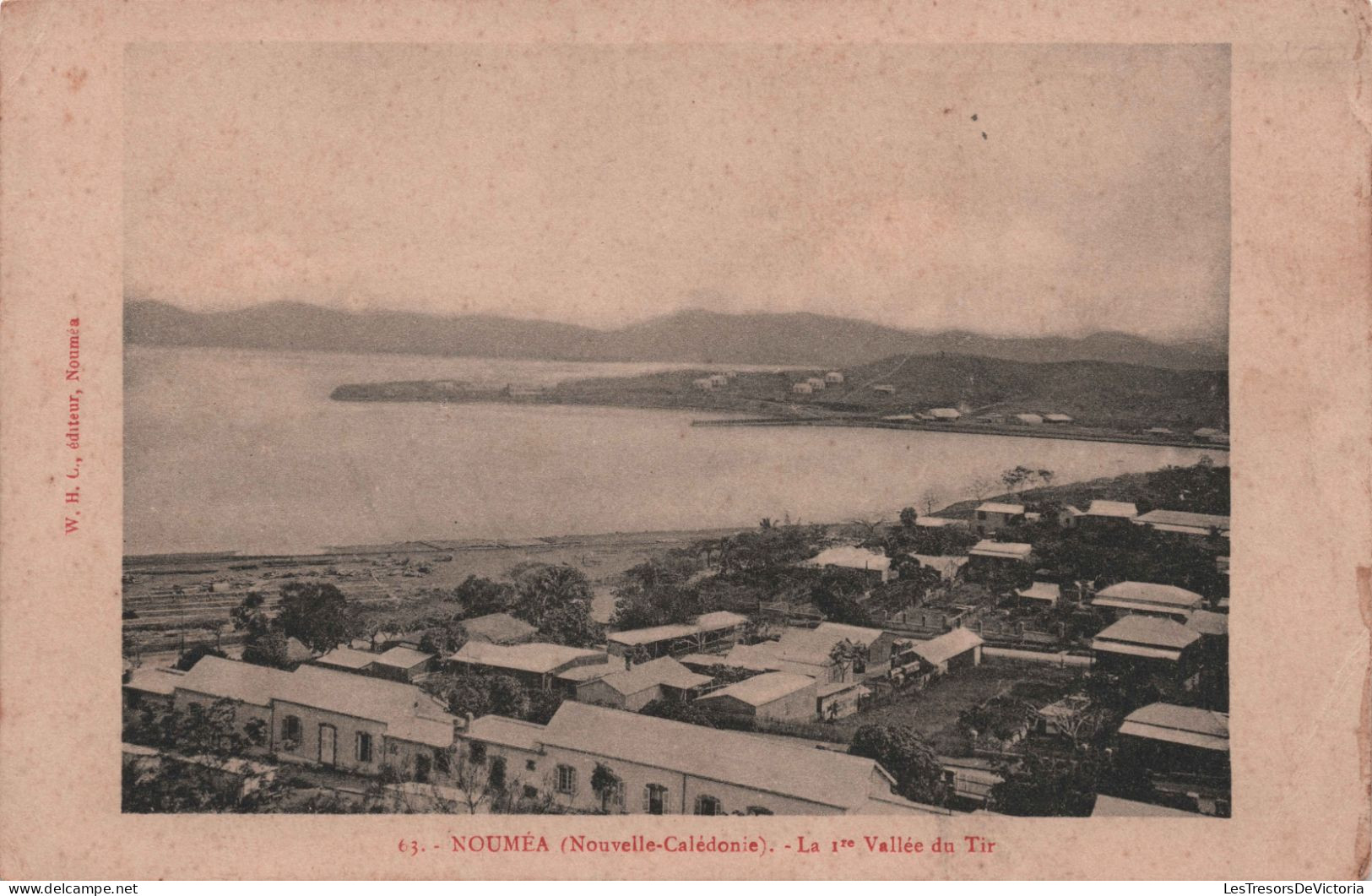 NOUVELLE CALEDONIE - Nouméa - La 1re Vallée Du Tir - W H C Editeur - Carte Postale Ancienne - Neukaledonien