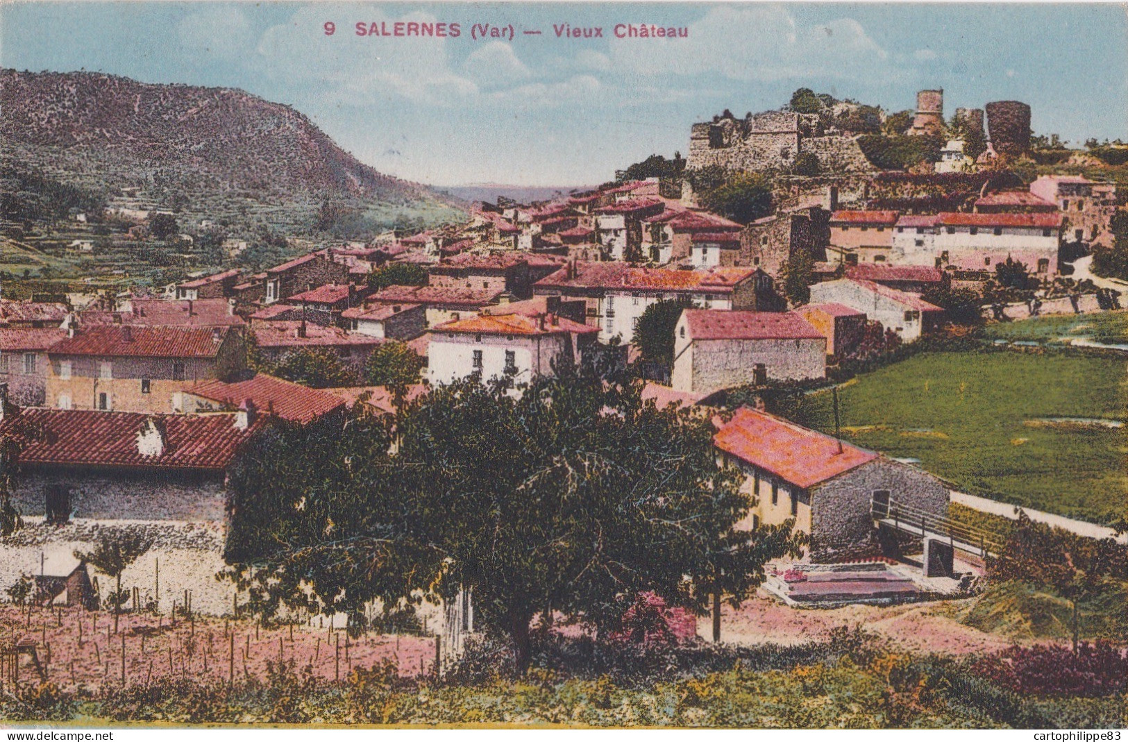 VAR 83 SALERNES VUE GENERALE - Salernes