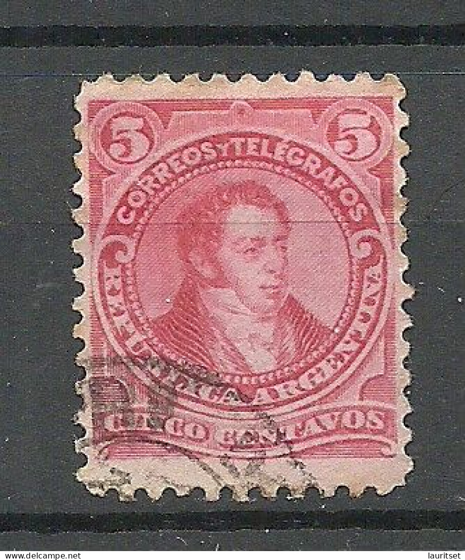 ARGENTINA Argentinien 1890 Michel 68 O - Used Stamps