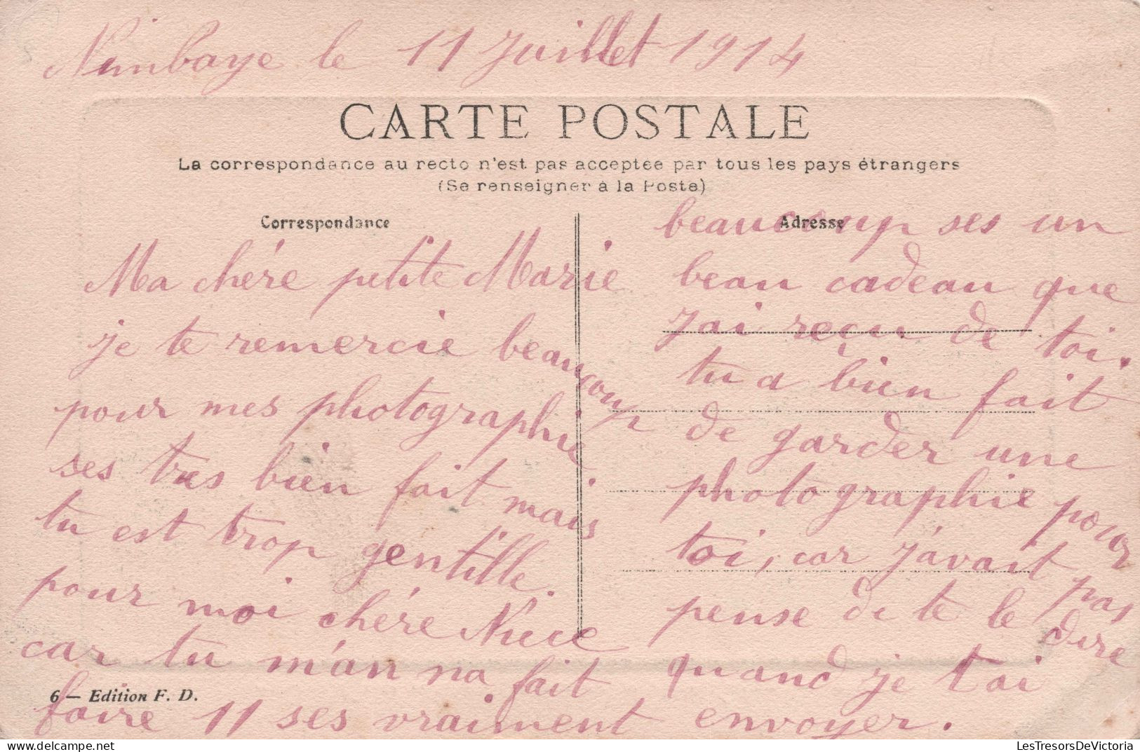 NOUVELLE CALEDONIE - Thio - La Prise D'essai - Train Au Pesage  - Carte Postale Ancienne - New Caledonia