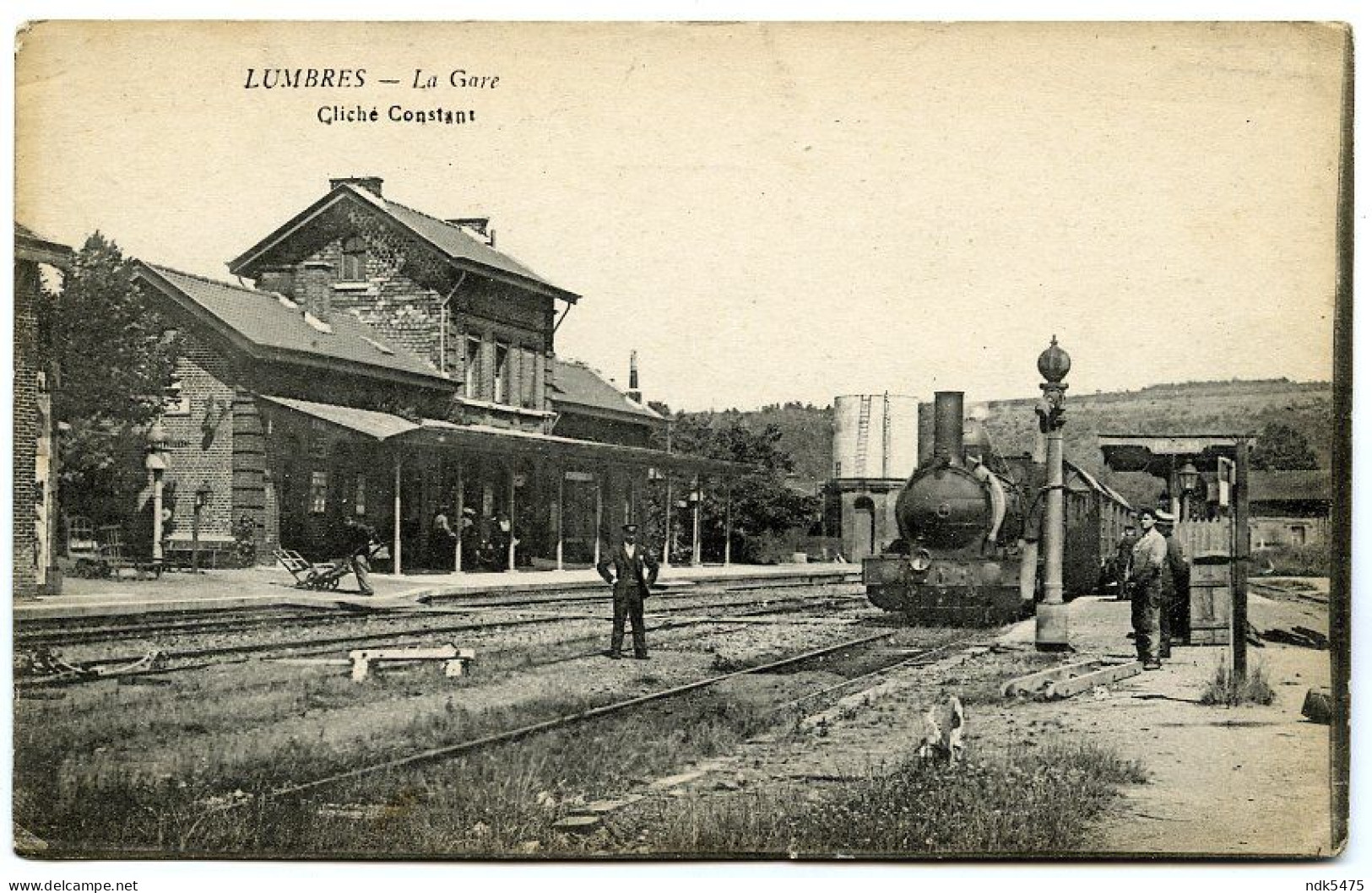 62 : LUMBRES - LA GARE, CLICHE CONSTANT / TRAIN - Lumbres