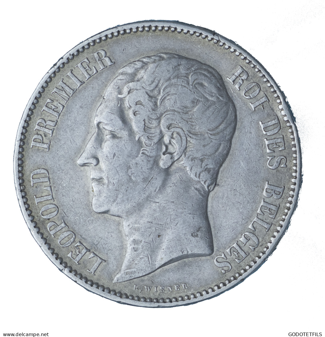 Royaume De Belgique - Léopold Ier 5 Francs 1850 Bruxelles - 5 Francs