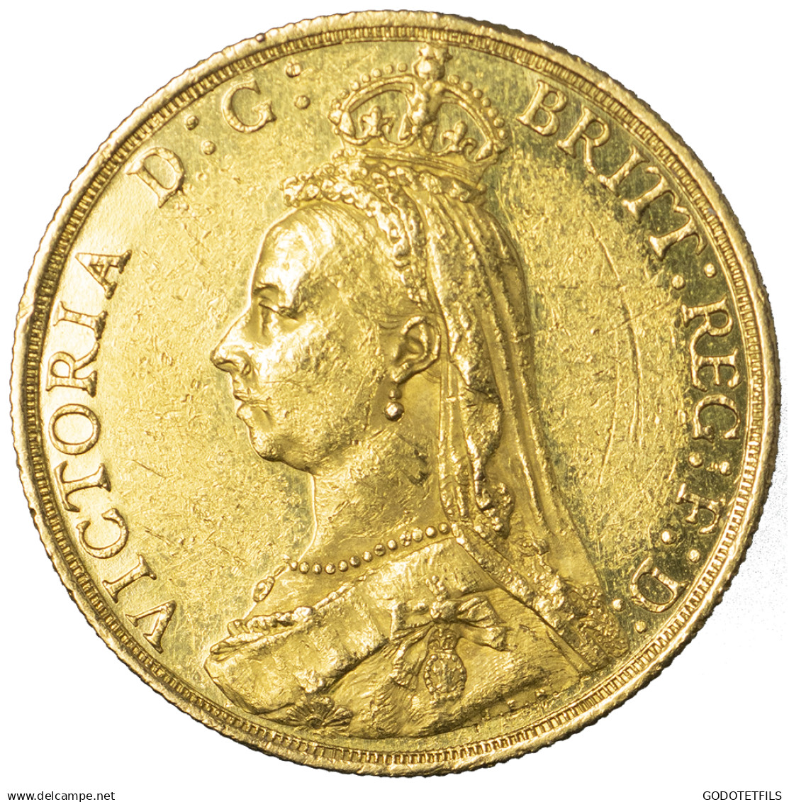 Royaume-Uni-2 Pounds Victoria 1887-Londres - Andere & Zonder Classificatie