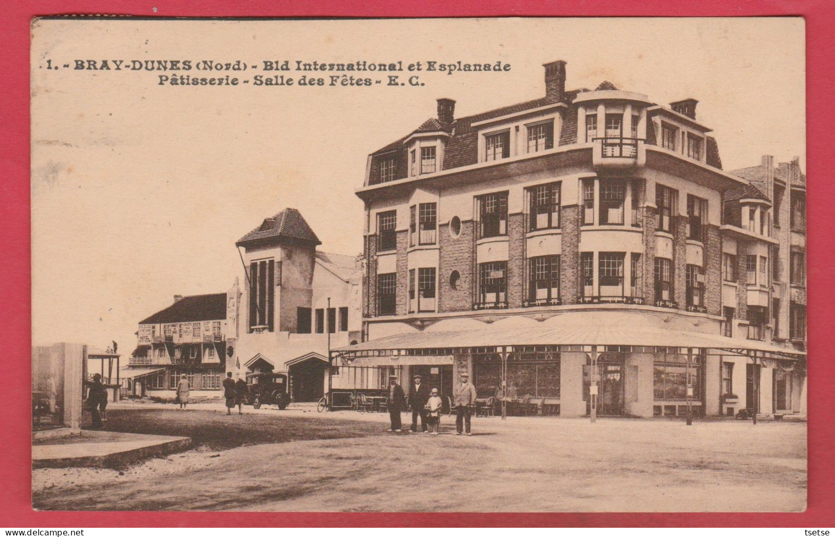 Bray-Dunes - Bld International Et Esplanade -Pâtisserie - Salle Des Fêtes - 193? ( Voir Verso ) - Bray-Dunes