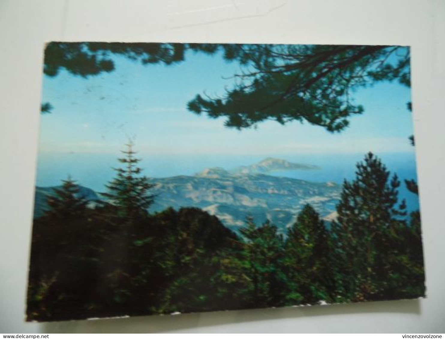 Cartolina  Viaggiata "MONTE FAITO Panorama Con Veduta Dell'Isola Di Capri" 1963 - Castellammare Di Stabia