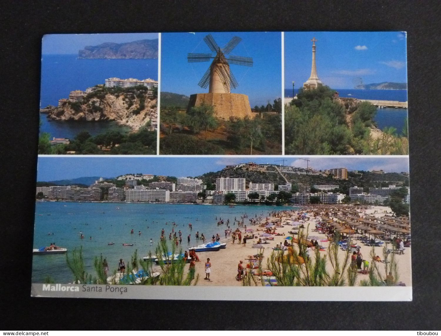 ESPAGNE ESPANA SPAIN AVEC YT 4281 PAPILLON BUTTERFLY MACHAON - MALLORCA SANTA PONCA MOULIN - Storia Postale