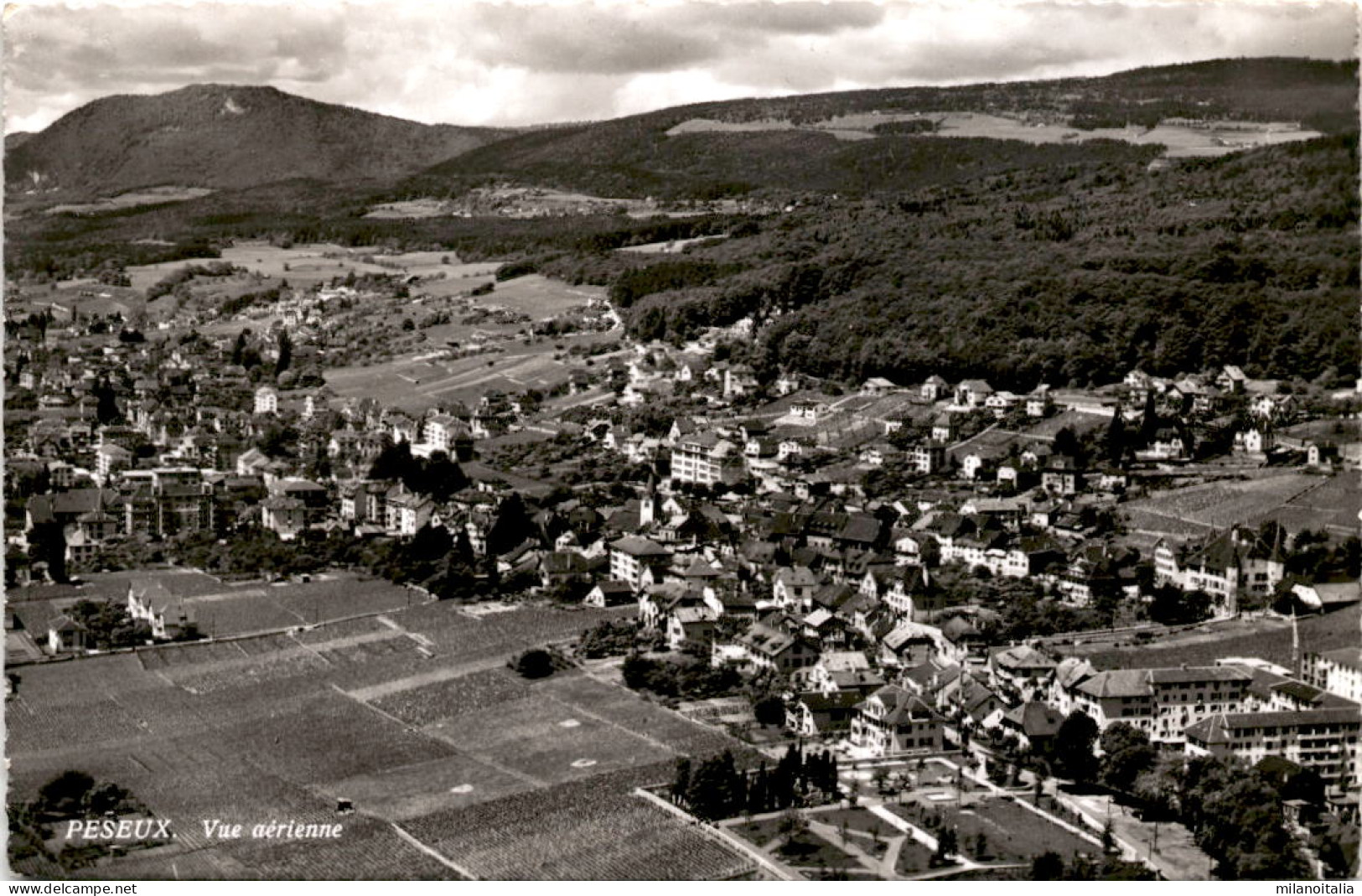 Peseux - Vue Aerienne (10636) * 27. 5. 1957 - Peseux