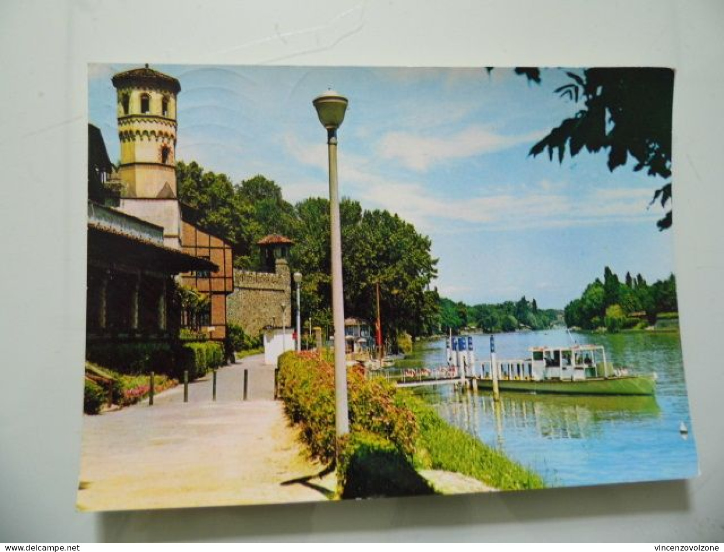 Cartolina Viaggiata  "TORINO Il Po E Il Borgo Medioevale" 1965 - Fiume Po