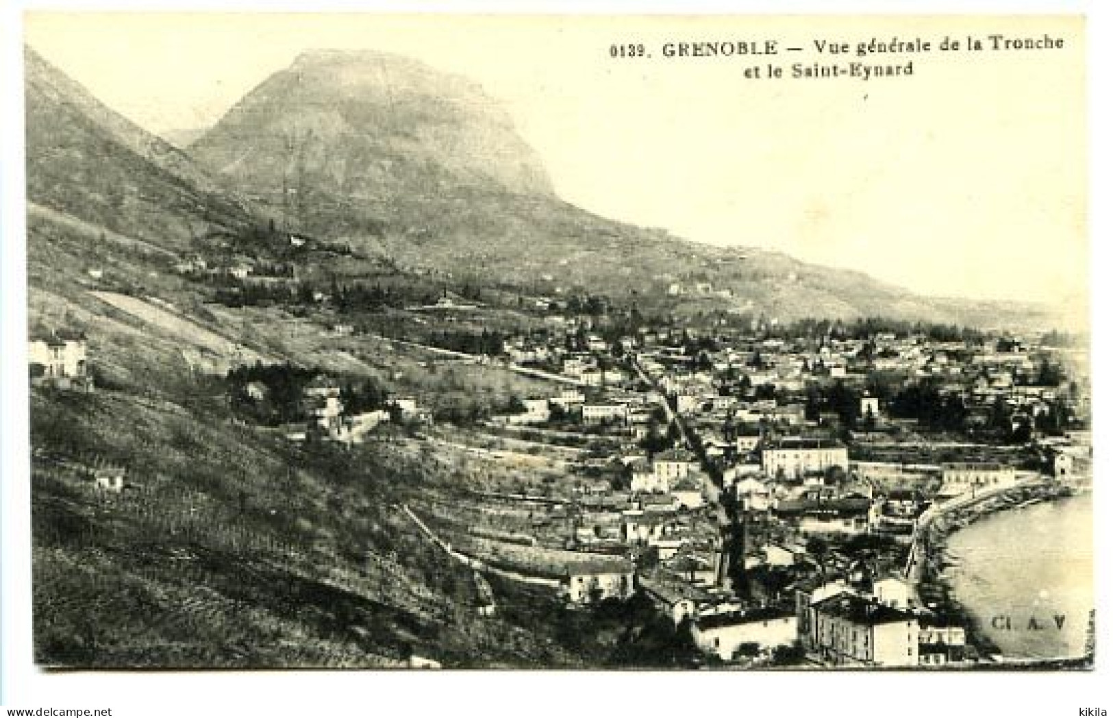 CPA 9 X 14 Isère Grenoble  Vue Générale De  LA TRONCHE  Et Le Saint Eynard - La Tronche