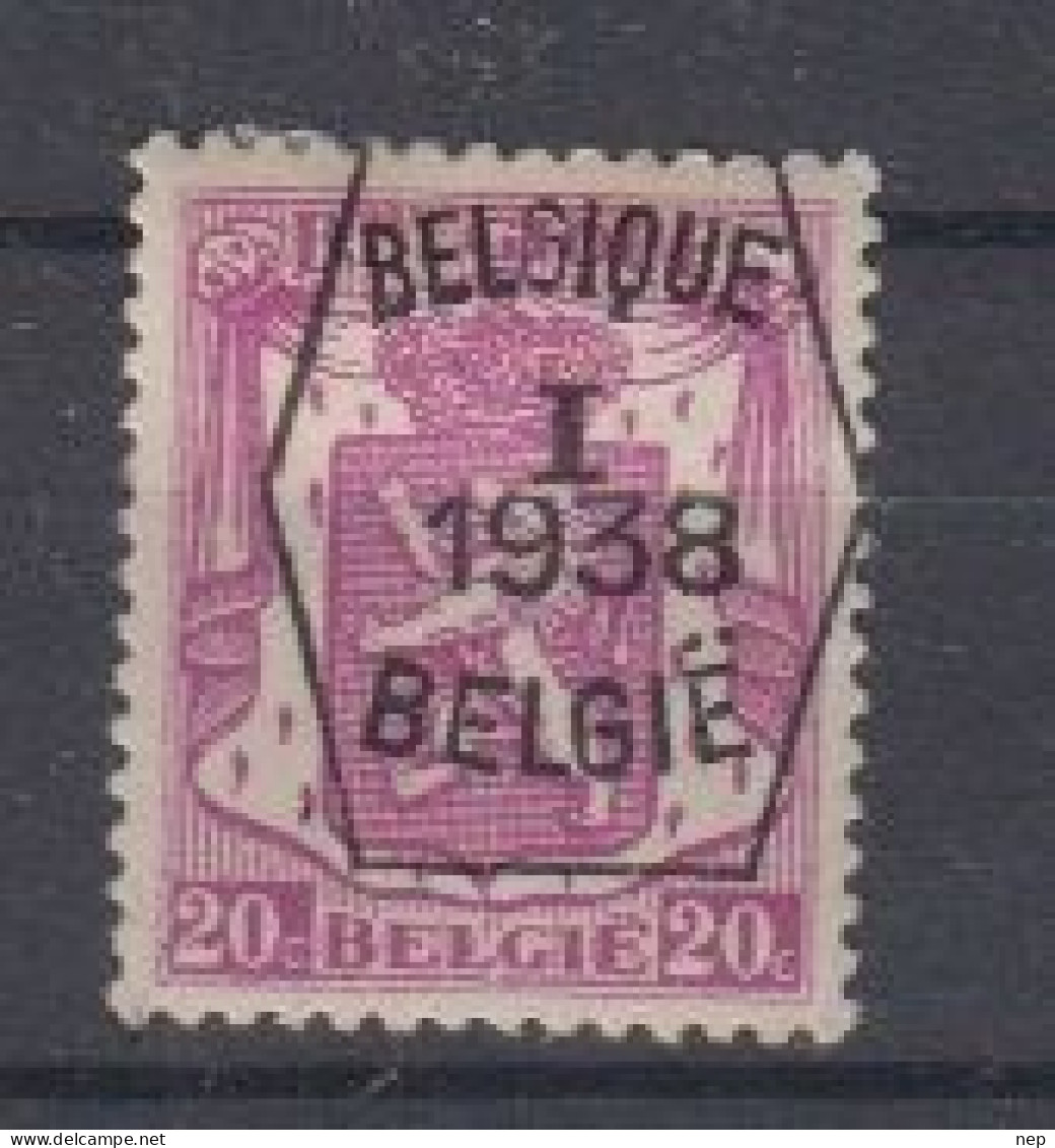 BELGIË - OBP - 1938 - PRE 334 (MOOI)(1 Type A) - MH* - Typos 1936-51 (Kleines Siegel)