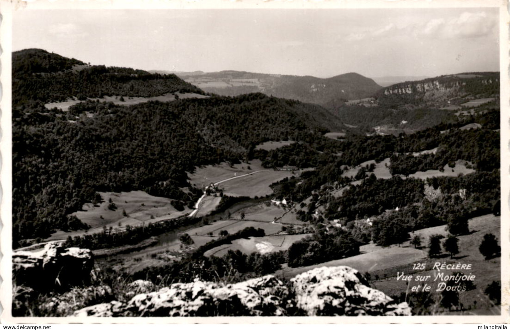 Reclere - Vue Sur Montjoie Et Le Doubs (125) - Réclère