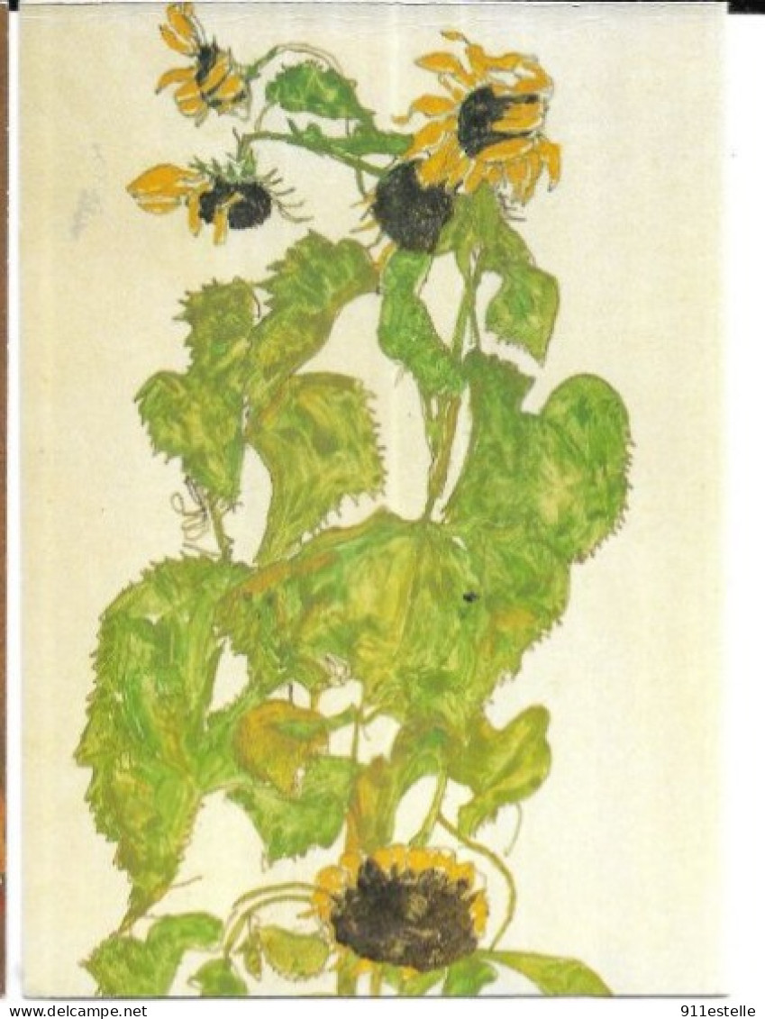 EGON SCHIELE  / TOURNESOLS - Schiele