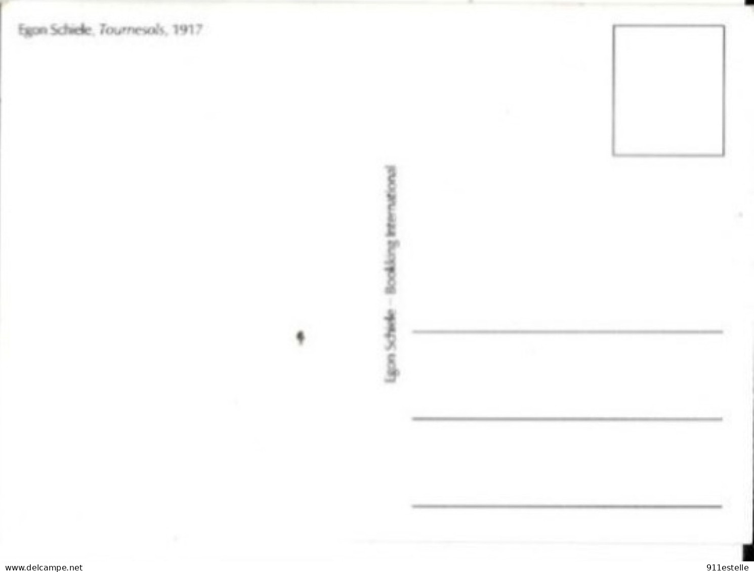 EGON SCHIELE  / TOURNESOLS - Schiele